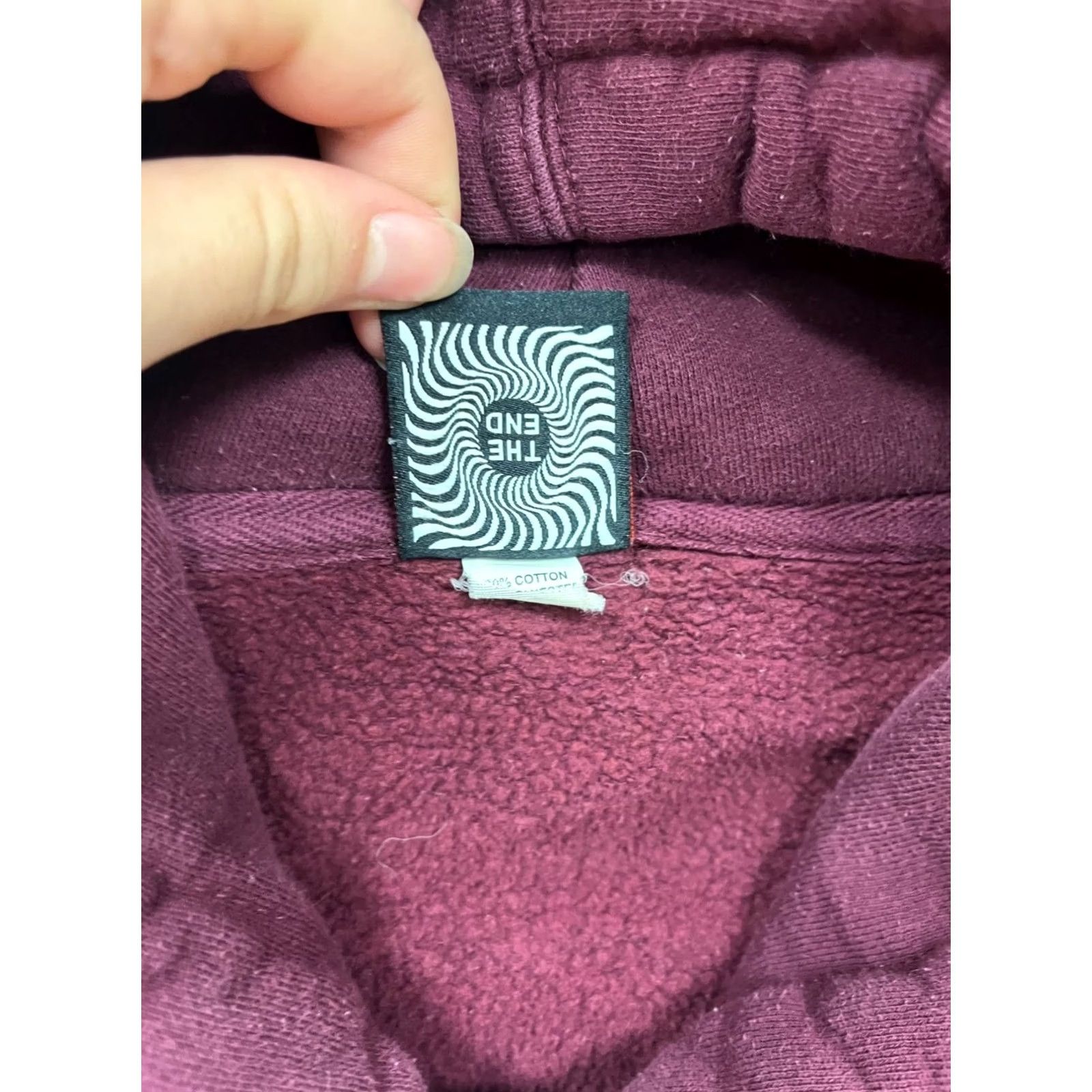 Spitfire Spitfire Burgundy Hoodie XL Graphic Flame Logo Pullover Sweatshirt Mens XL Burgandy (spelling corrected: burgundy) Size US XL / EU 56 / 4 - 4 Thumbnail