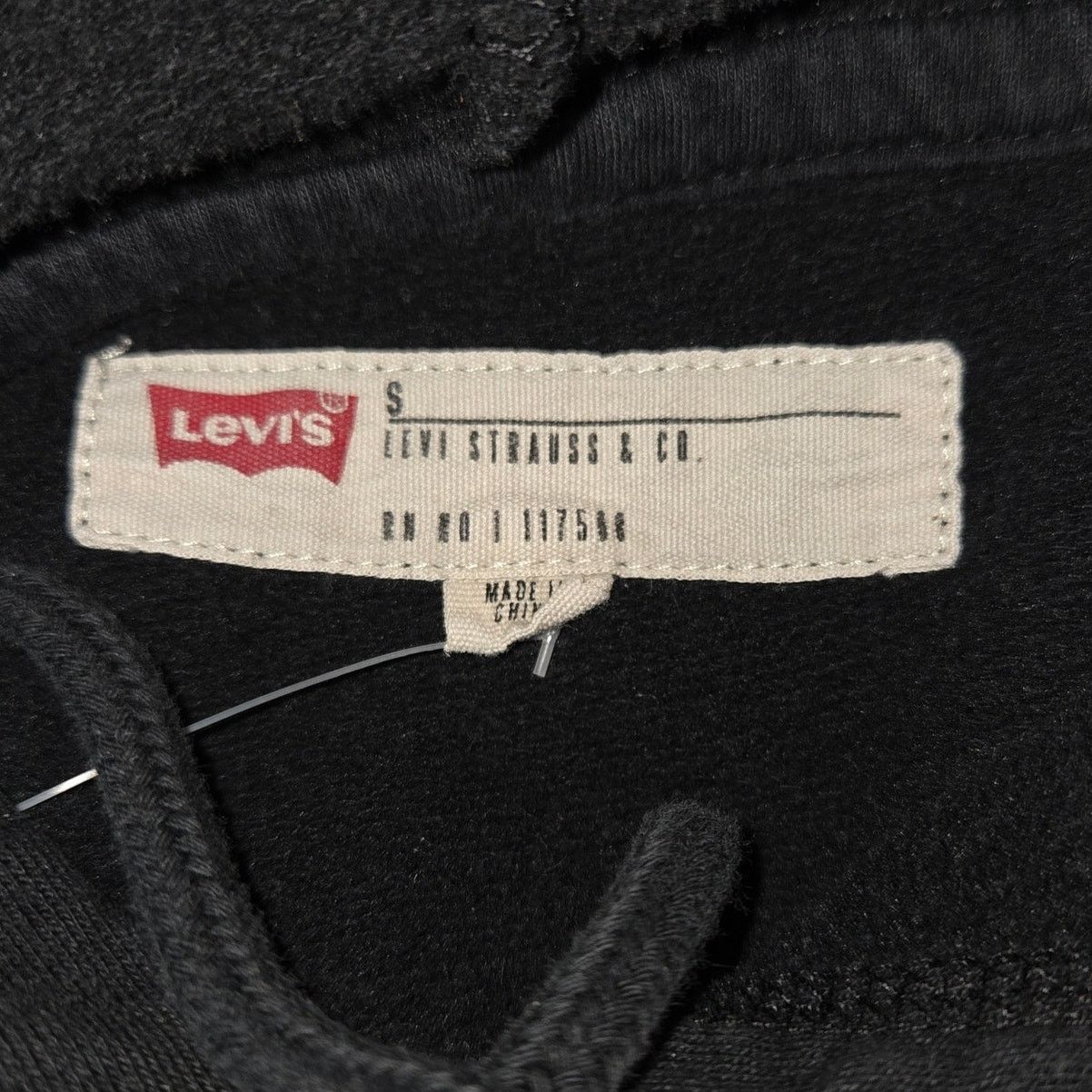 Levi's Levi's Small Black Hoodie - Perfect for Casual Wear! Size US S / EU 44-46 / 1 - 8 Thumbnail