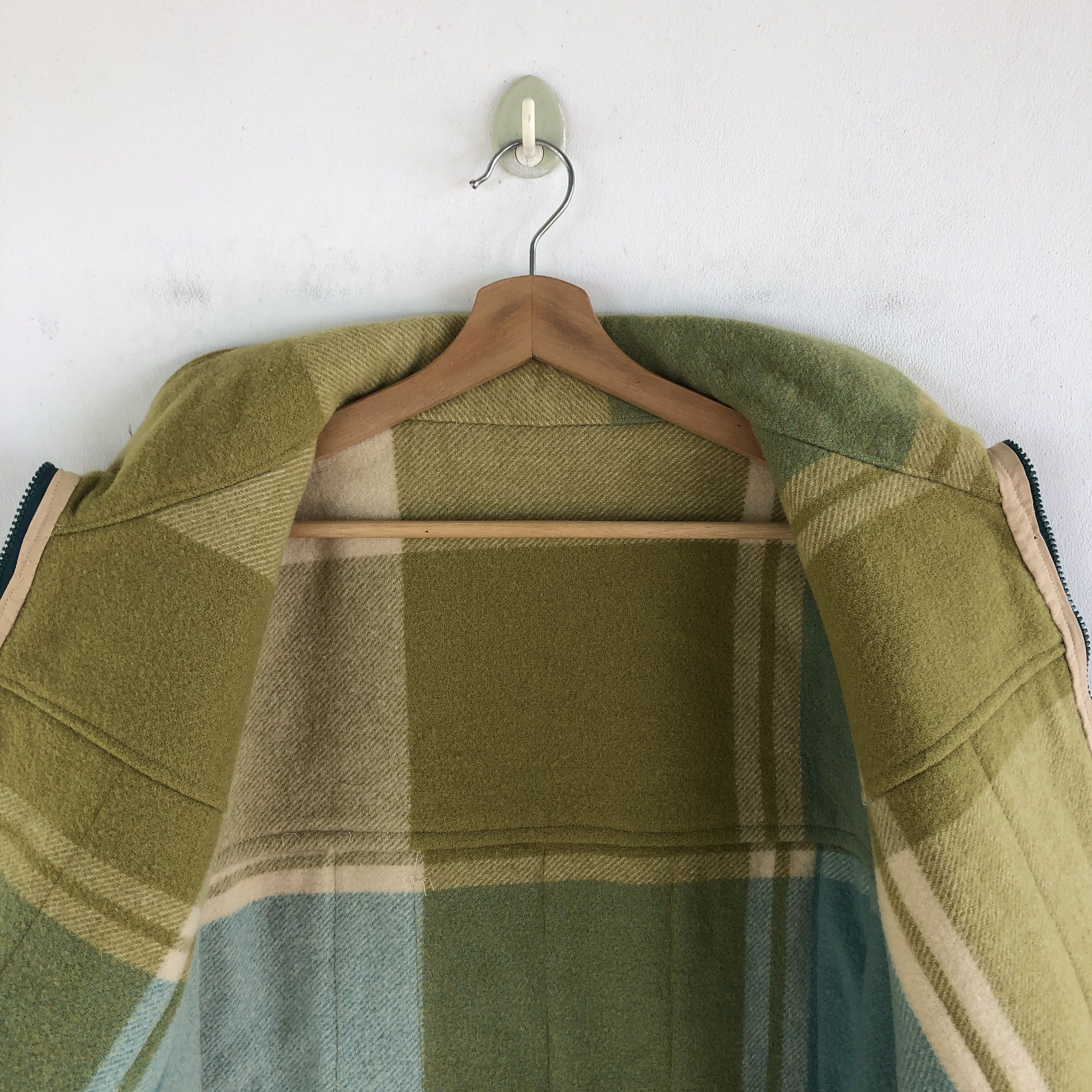 Vintage Vintage 90s Custom Bohemian Hippie Chore Wool Jacket Size US XL / EU 56 / 4 - 9 Thumbnail
