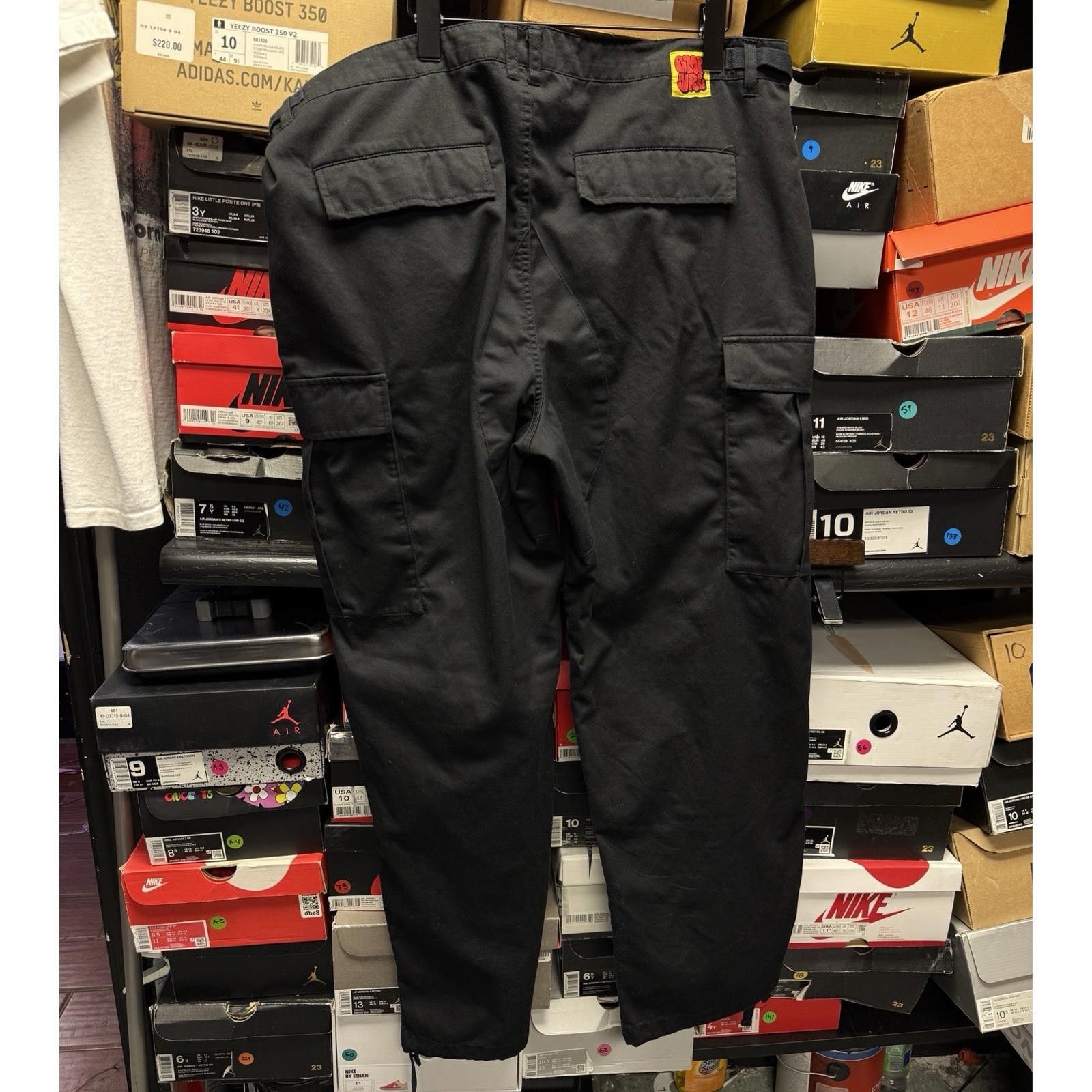 Empyre Empyre Baggy Cargo Black Pants -- 40 -- Size US 40 / EU 56 - 3 Thumbnail