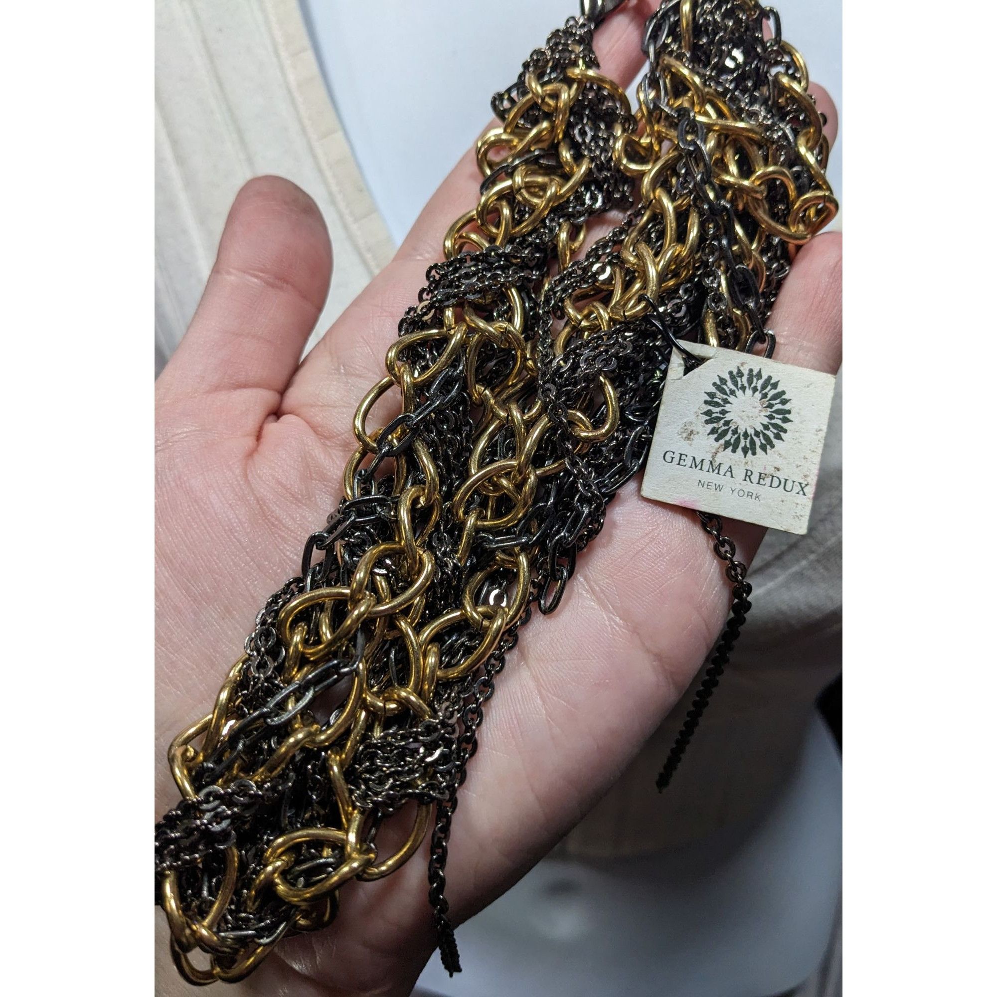 Other Gemma Redux Gothic Punk Multi Chain Necklace Size ONE SIZE - 3 Thumbnail