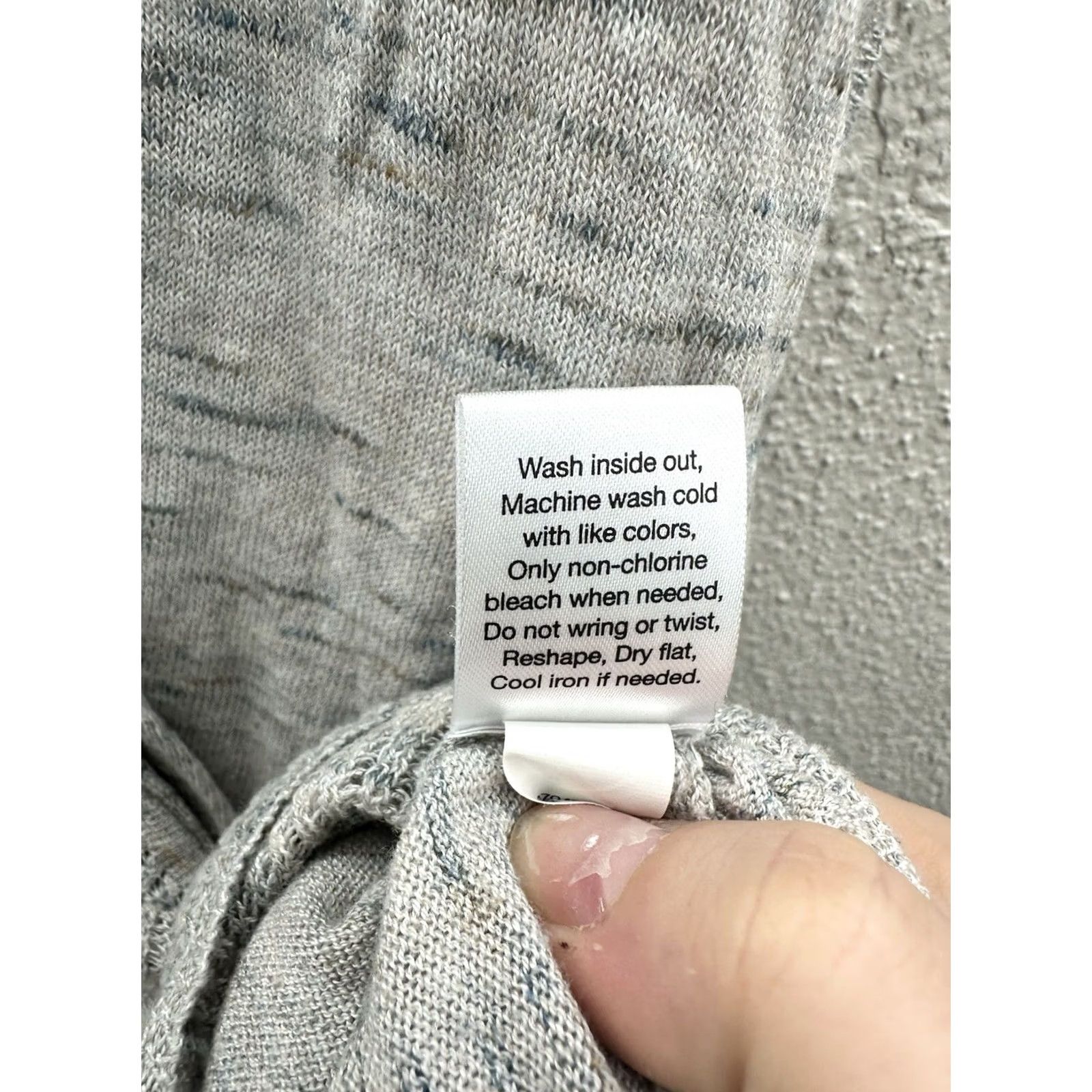Vintage Sonoma Womens Cardigan Medium Gray Heathered Short Sleeve Open Front Size M / US 6-8 / IT 42-44 - 5 Thumbnail