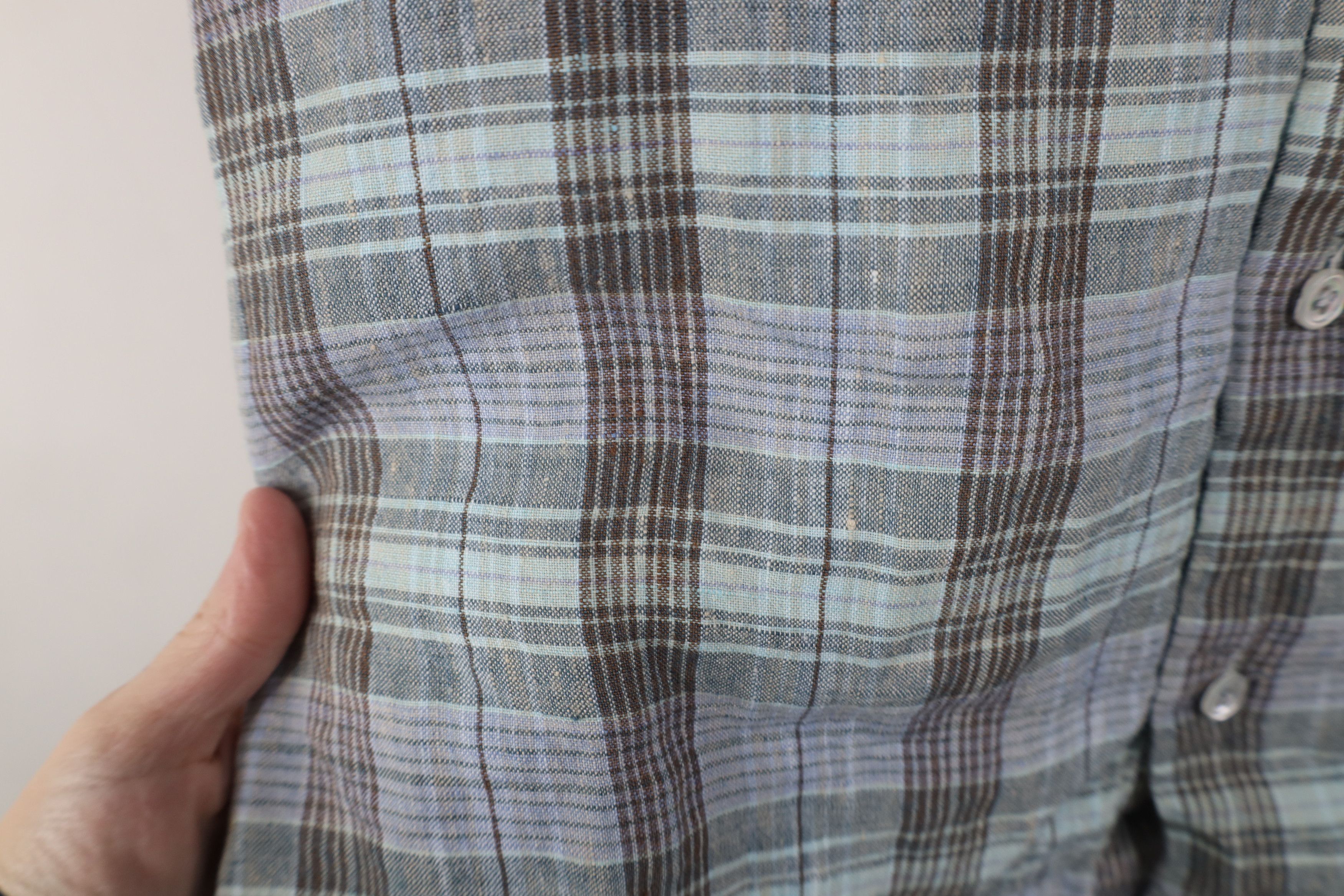 J.Crew Vintage 90s J Crew Short Sleeve Collared Button Shirt Plaid Size US L / EU 52-54 / 3 - 7 Thumbnail