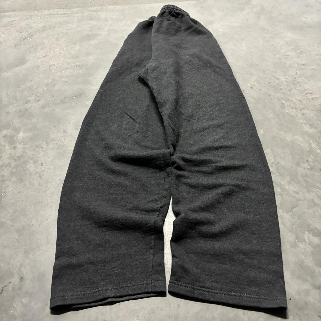 Japanese Brand × Vintage Crazy Vintage Y2K/2000s Dark Grey Skater Essential Sweatpants! Size US 28 / EU 44 - 3 Thumbnail