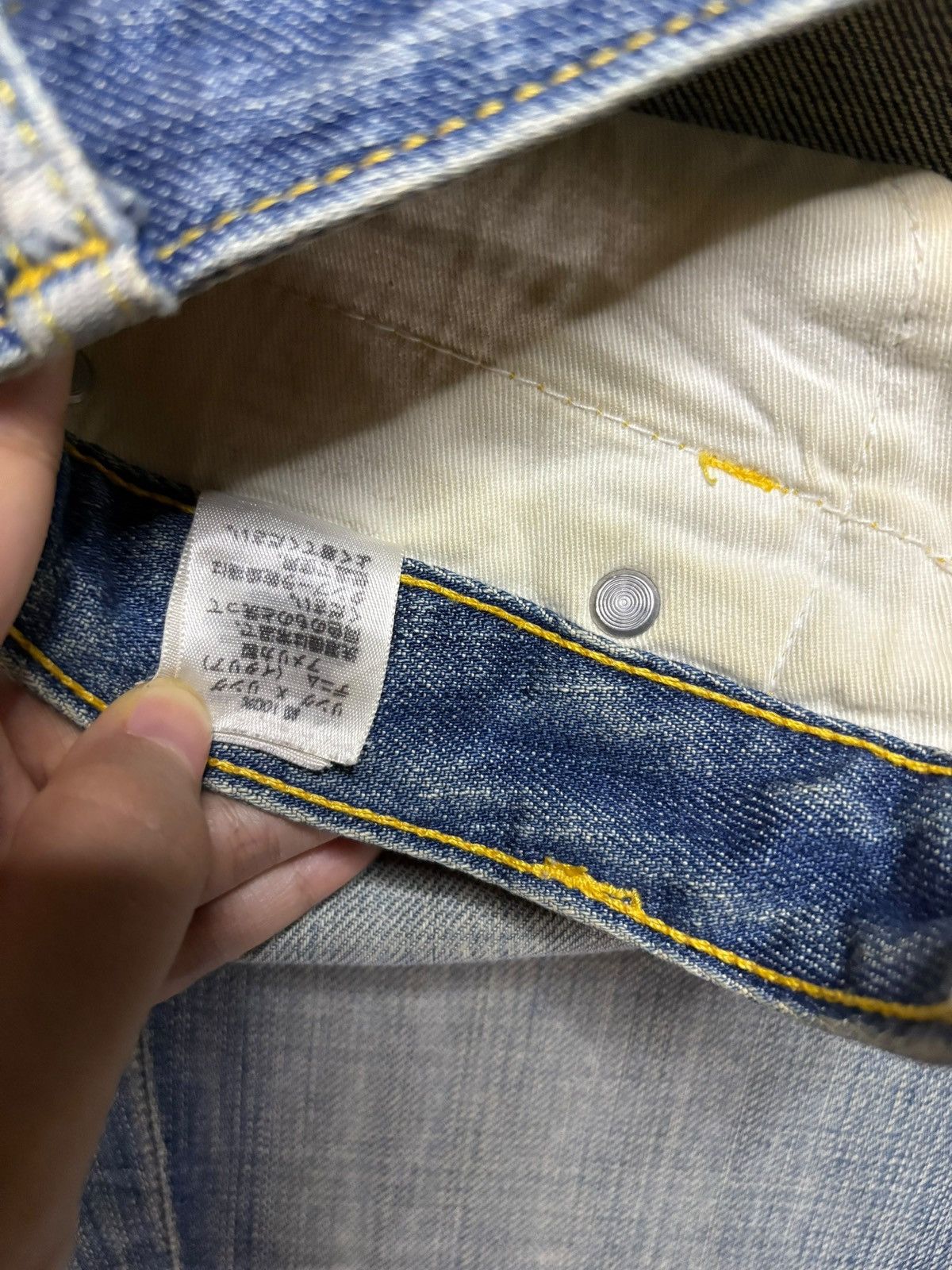 Japanese Brand × Paper Denim & Cloth Vintage USA Paper Denim Clothes Mud Wash Flare Jeans Size 30" / US 8 / IT 44 - 12 Thumbnail