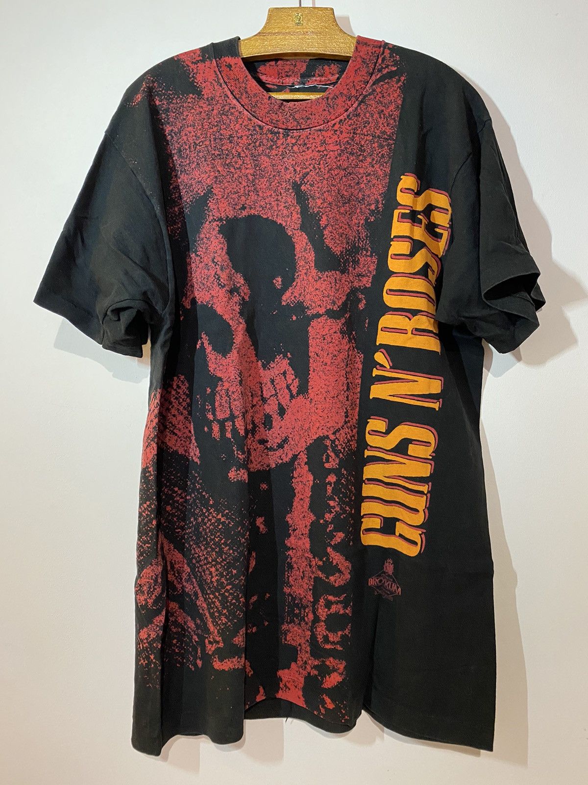 Band Tees × Vintage Vintage 90s guns n roses shirt allover brockum Size US XL / EU 56 / 4 - 1 Thumbnail