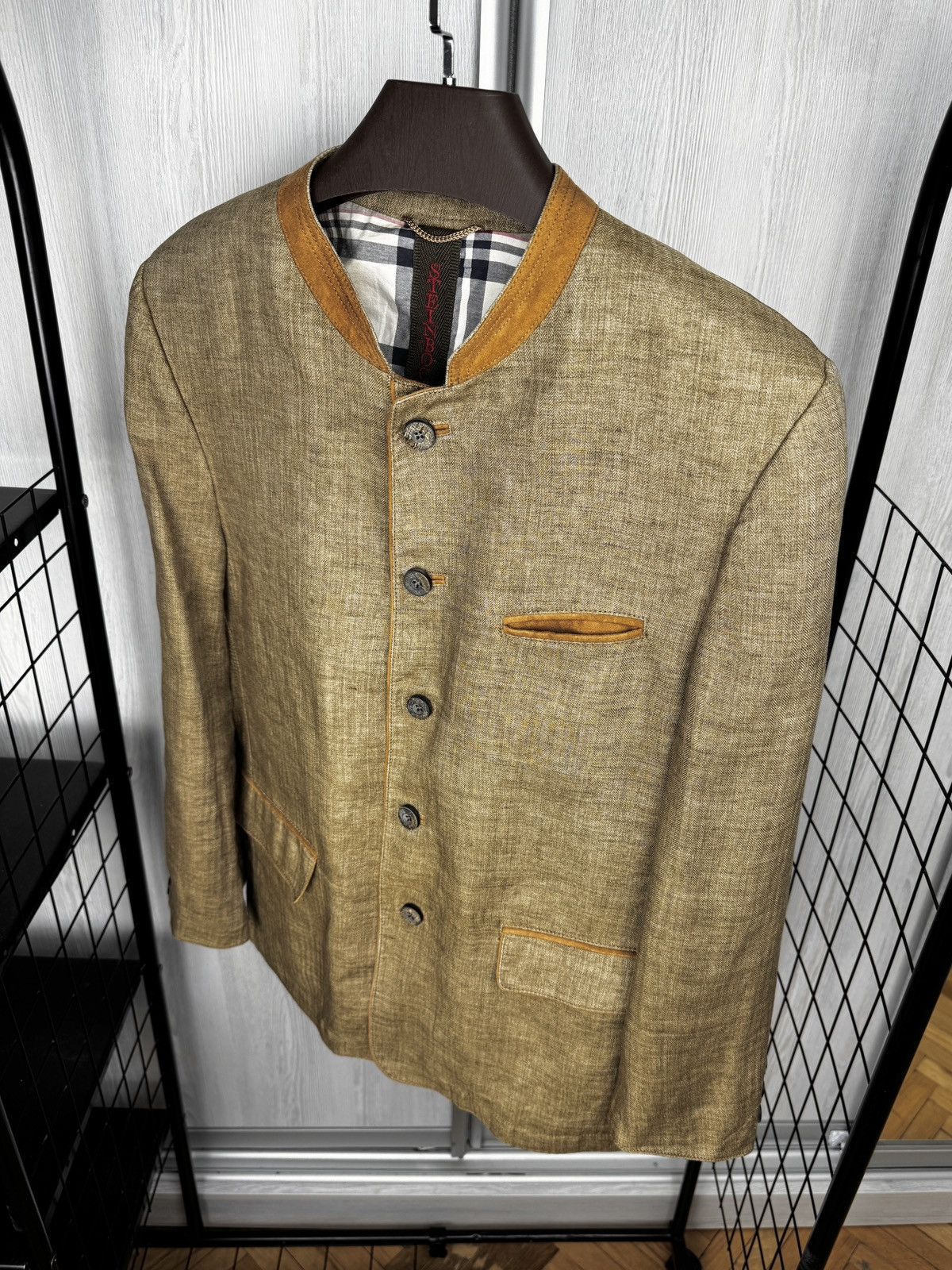 Other Steinbock Austria Classic Herringbone Linen Janker Jacket Size US M / EU 48-50 / 2 - 5 Thumbnail