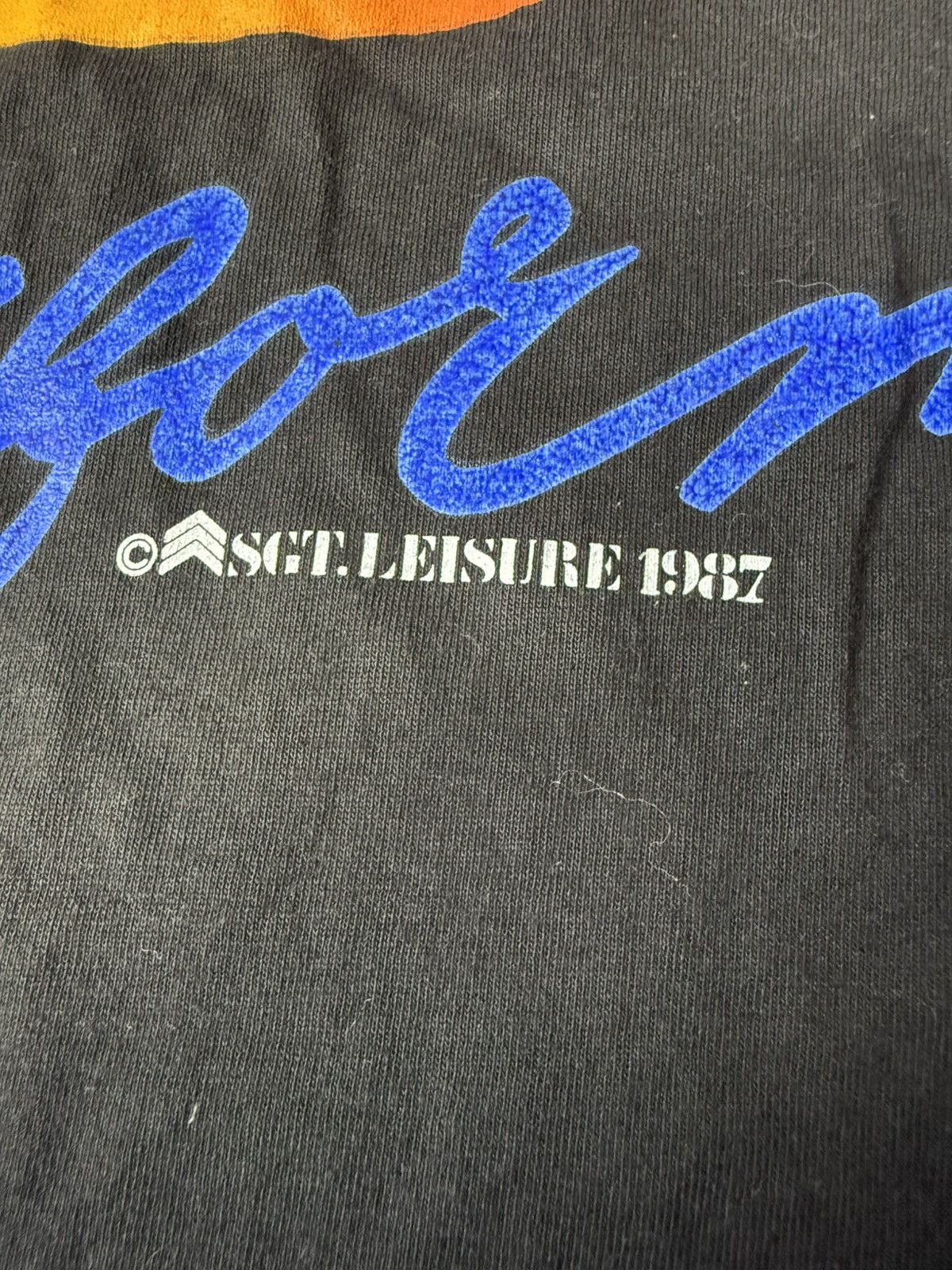 Vintage Vintage 1987 SGT. Leisure California Single Stitch T-Shirt Size US M / EU 48-50 / 2 - 4 Thumbnail