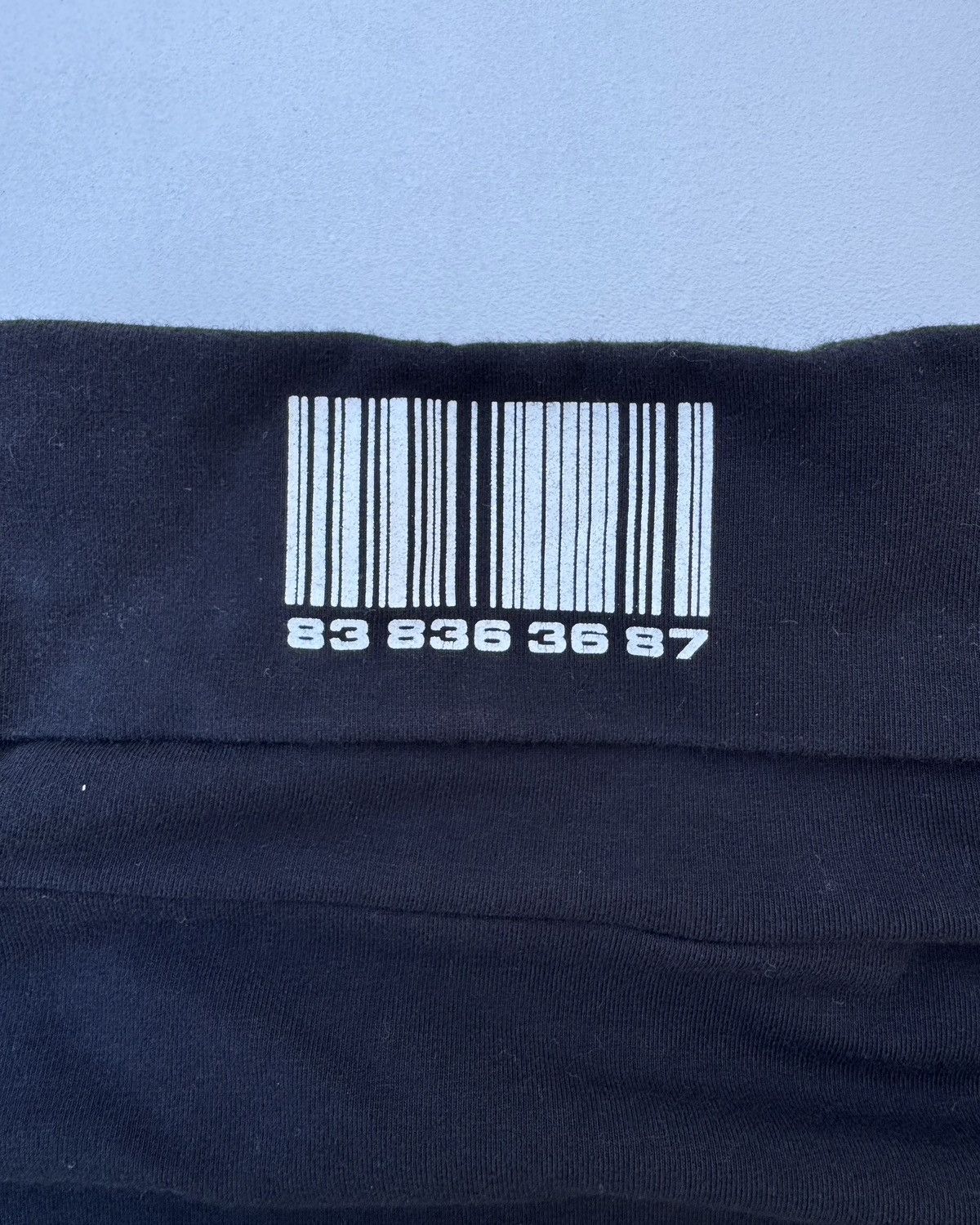 Vetements VTMNTS Barcode Turtleneck Tee-shirt Size US M / EU 48-50 / 2 - 5 Thumbnail