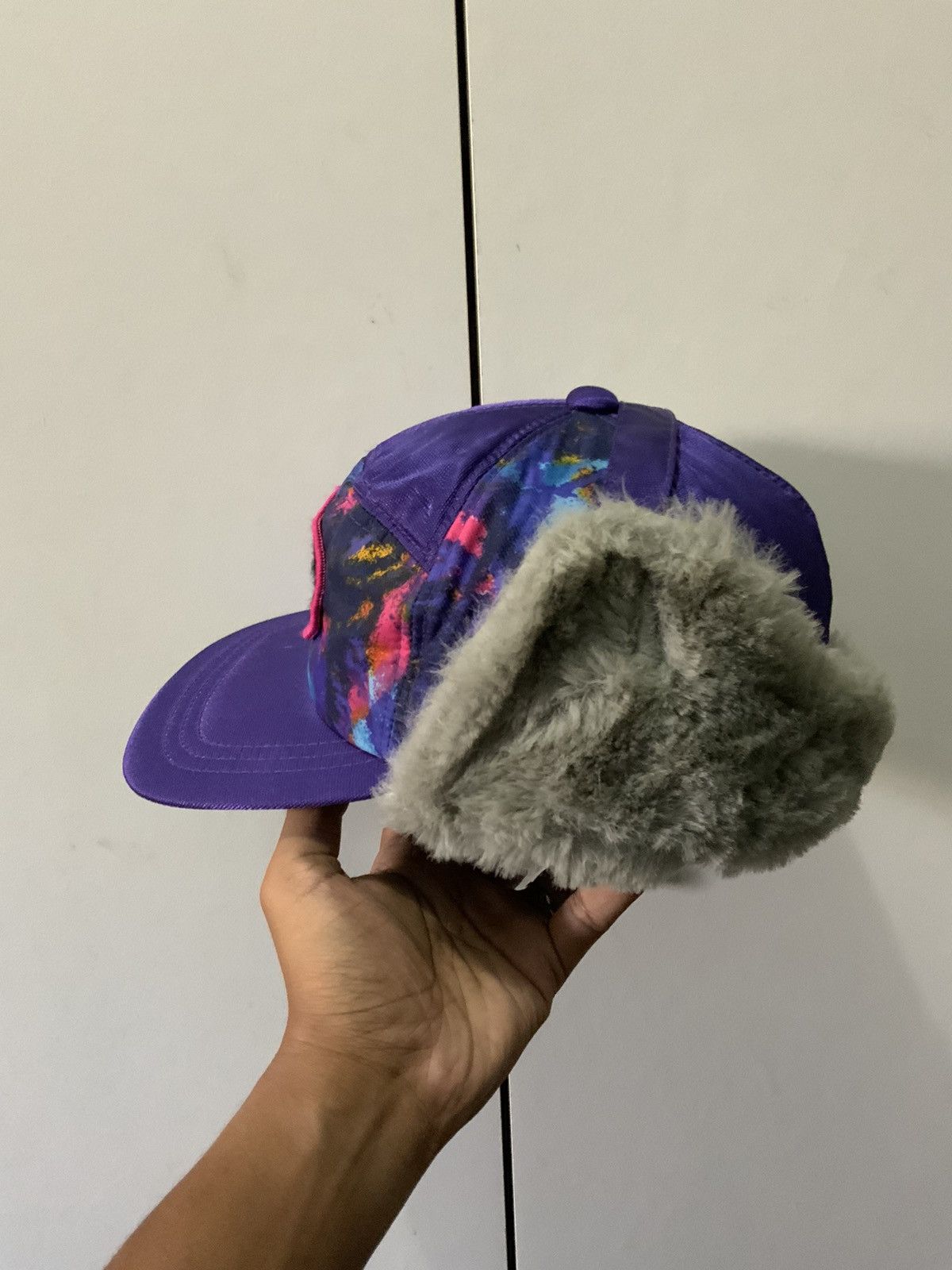 Hat Club Eagle Flight Mohair Fur Ski Hat Size ONE SIZE - 2 Thumbnail