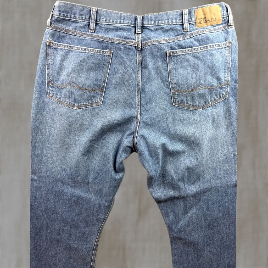 Wrangler Wrangler Jeans Co Relaxed Boot Jeans Mens Blue Medium Wash 38x32 Denim Bootcut 5-Pocket Western Cowboy Americana Relaxed Fit Jeans Mens Blue Size US 38 / EU 54 - 1 Thumbnail