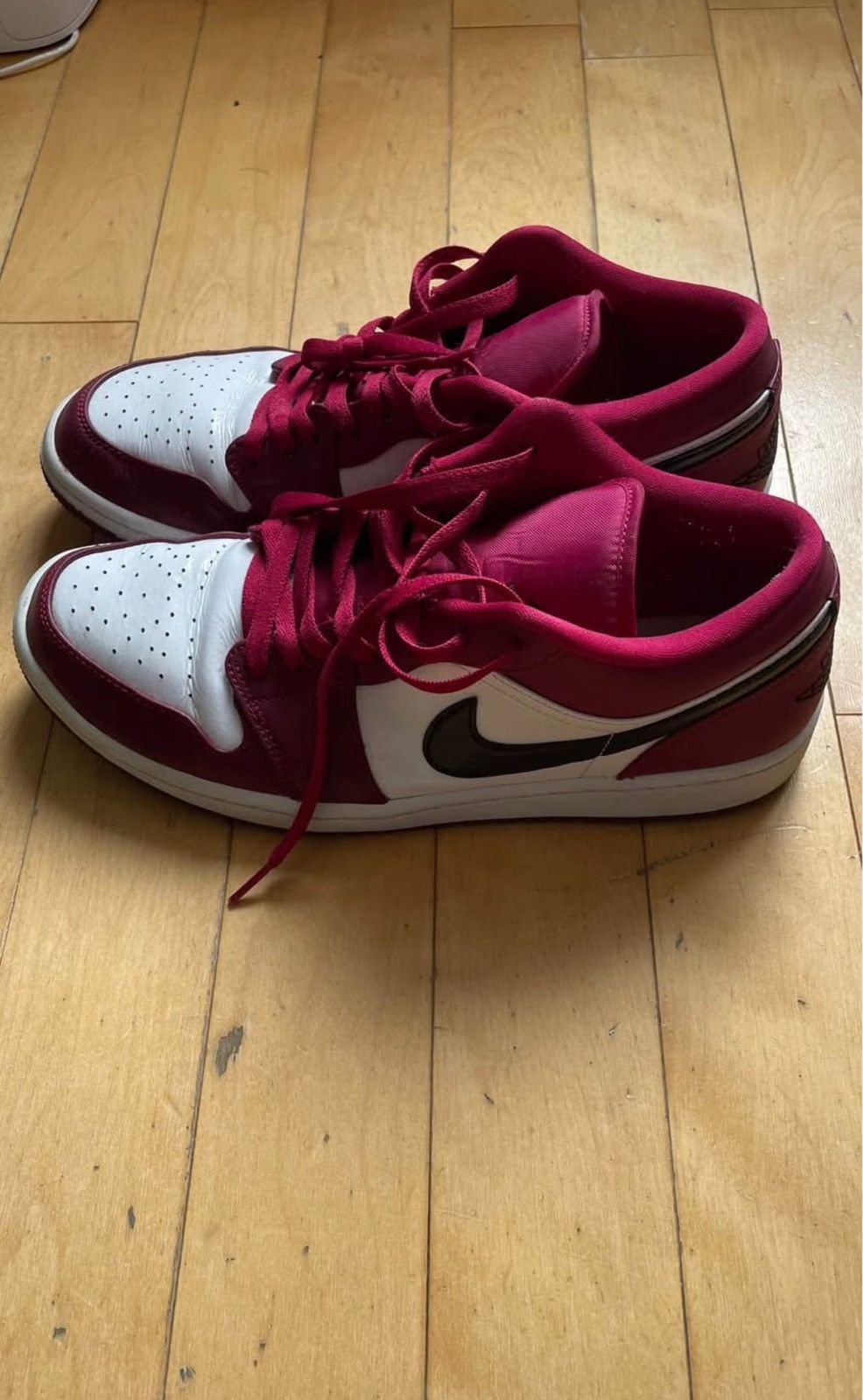Jordan Brand Air Jordan 1 Low Noble Red Size US 10.5 / EU 43-44 - 3 Thumbnail