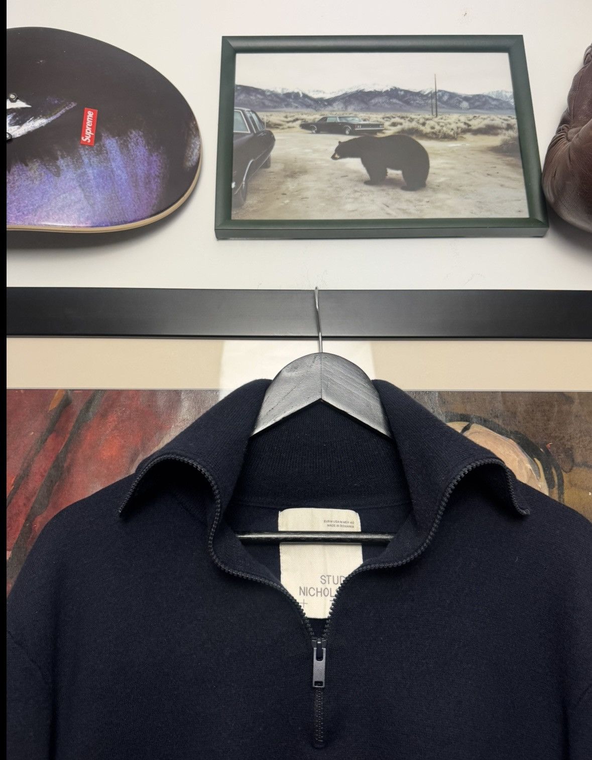 Studio Nicholson Studio Nicholson Zara 1/4 Zip Wool Knit Sweater Casual Basic Size US M / EU 48-50 / 2 - 4 Thumbnail
