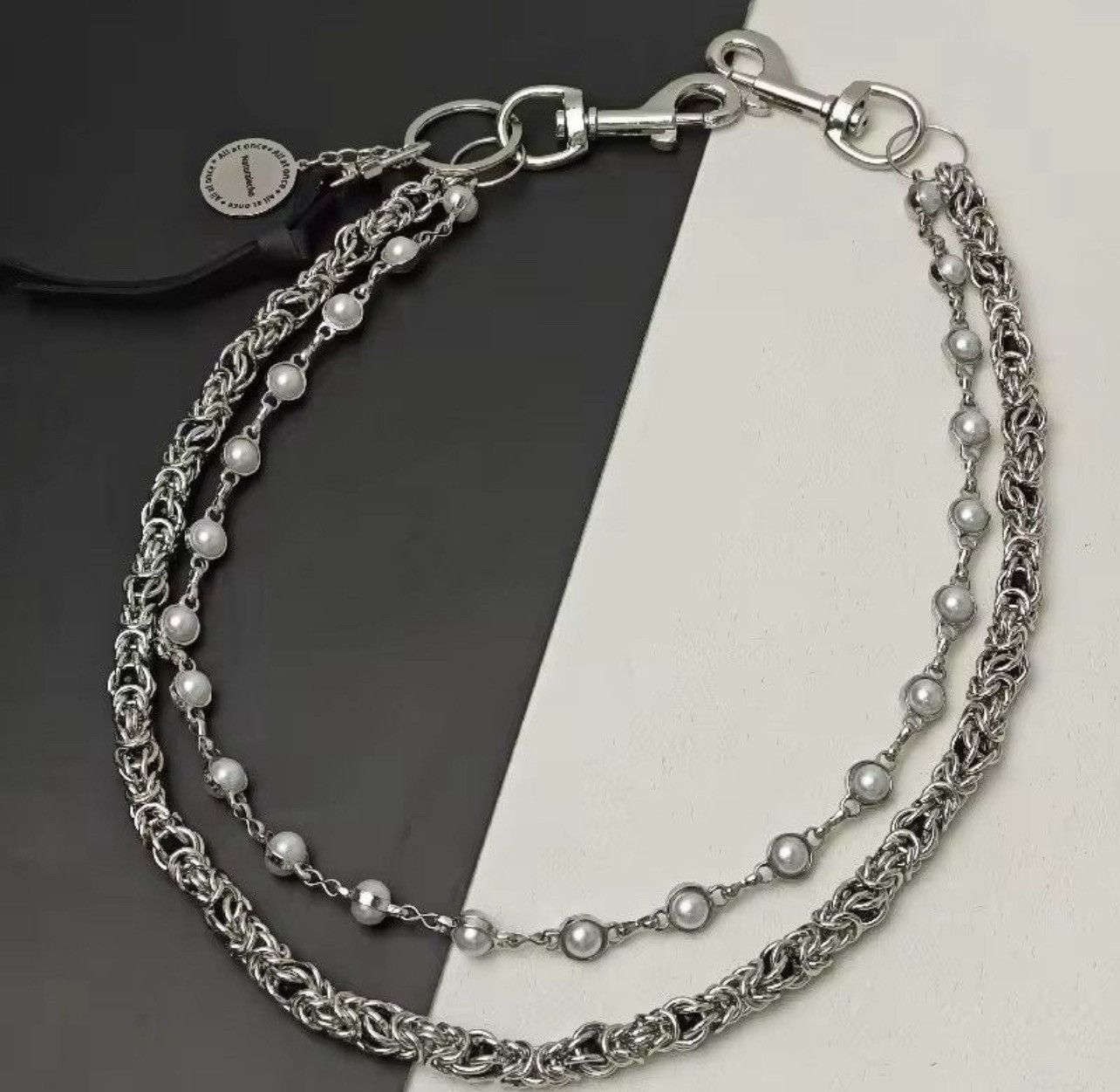 Jewelry Clamp Beads Biker Chain Size ONE SIZE - 5 Thumbnail