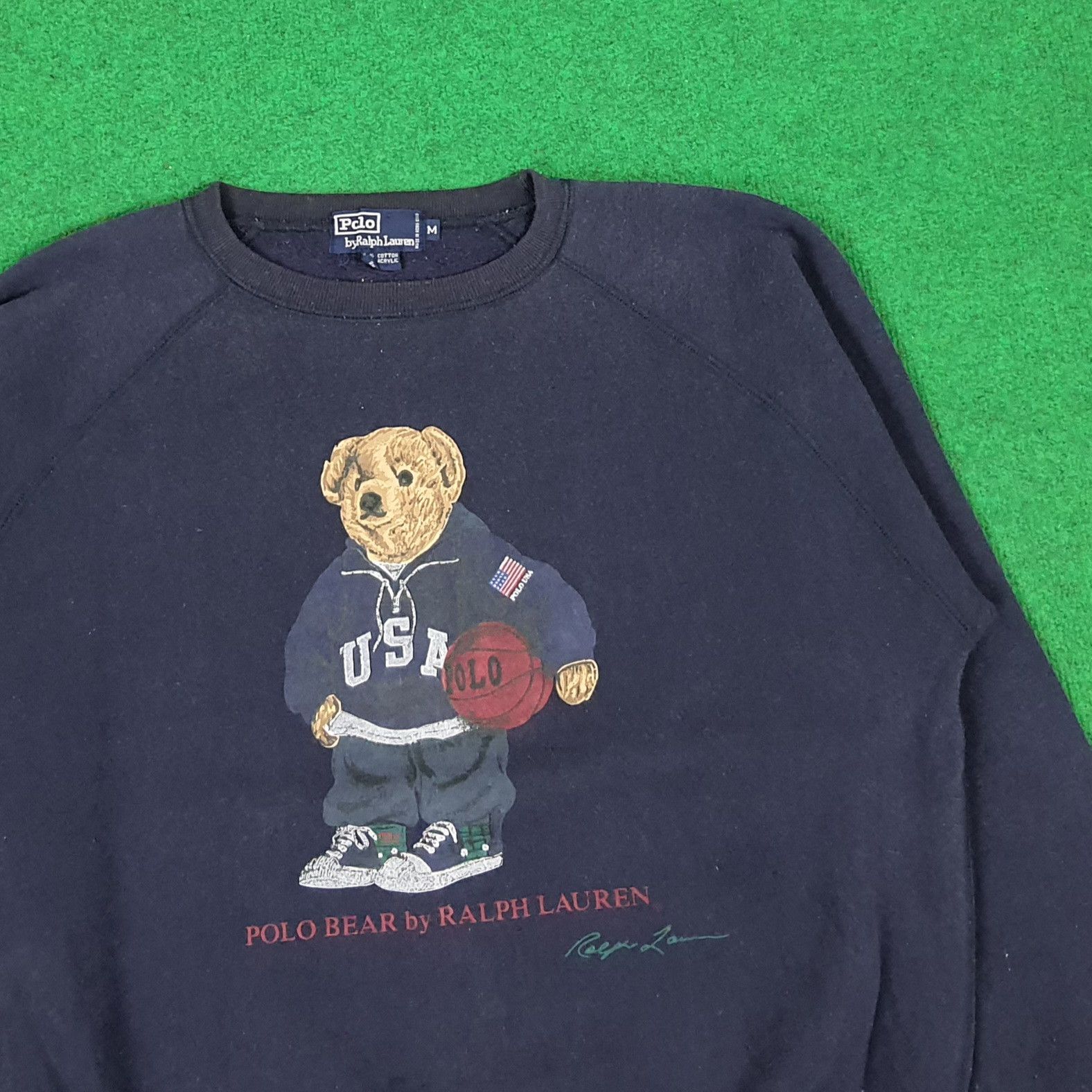 Polo Ralph Lauren Vintage POLO Bear by Ralph Lauren Sweatshirt C242N23 Size US M / EU 48-50 / 2 - 2 Thumbnail