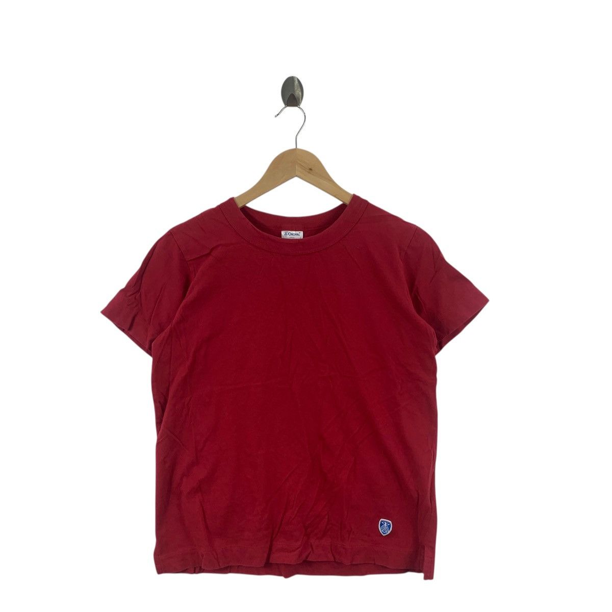 Orcival Vintage ORCIVAL PARIS FRANCE Minimalist Design Red Tee Shirt Size L / US 10 / IT 46 - 4 Thumbnail