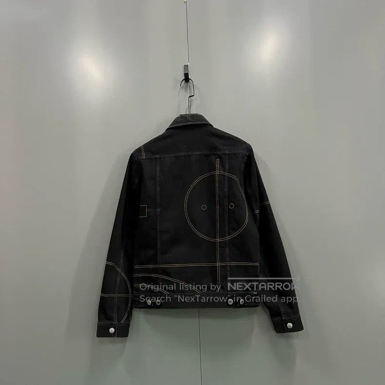 Givenchy Givenchy Geometric Irregular Line Denim Jacket Size M Size US M / EU 48-50 / 2 - 2 Thumbnail