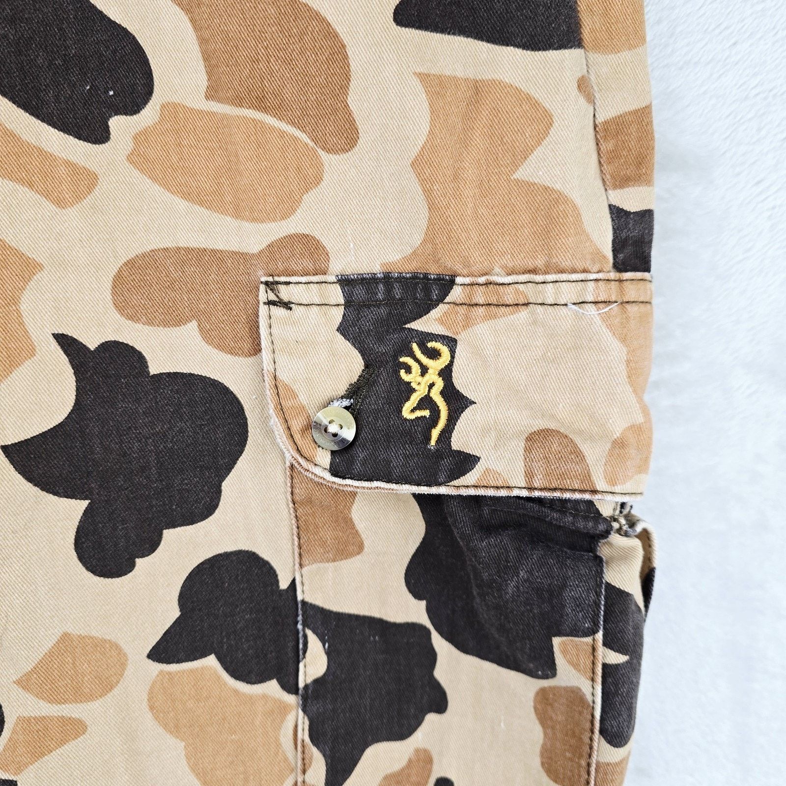 Other Browning Wasatch CB Hunting Pants XL 38x30 Tan Camo Cargo Size US 38 / EU 54 - 4 Thumbnail