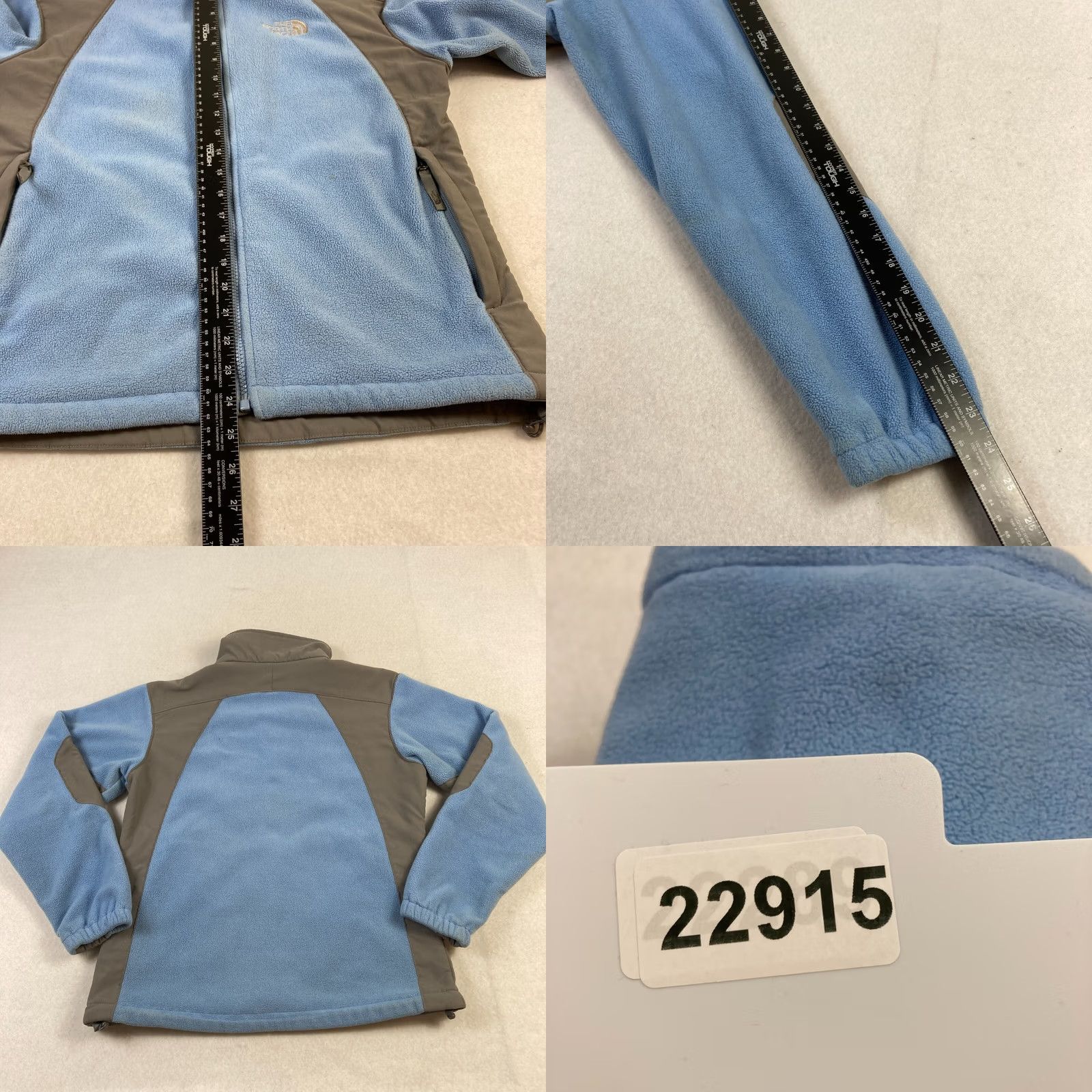 The North Face The North Face Fleece Jacket Women's Medium Blue Color Block Full Zip Soft Shell Size M / US 6-8 / IT 42-44 - 8 Thumbnail