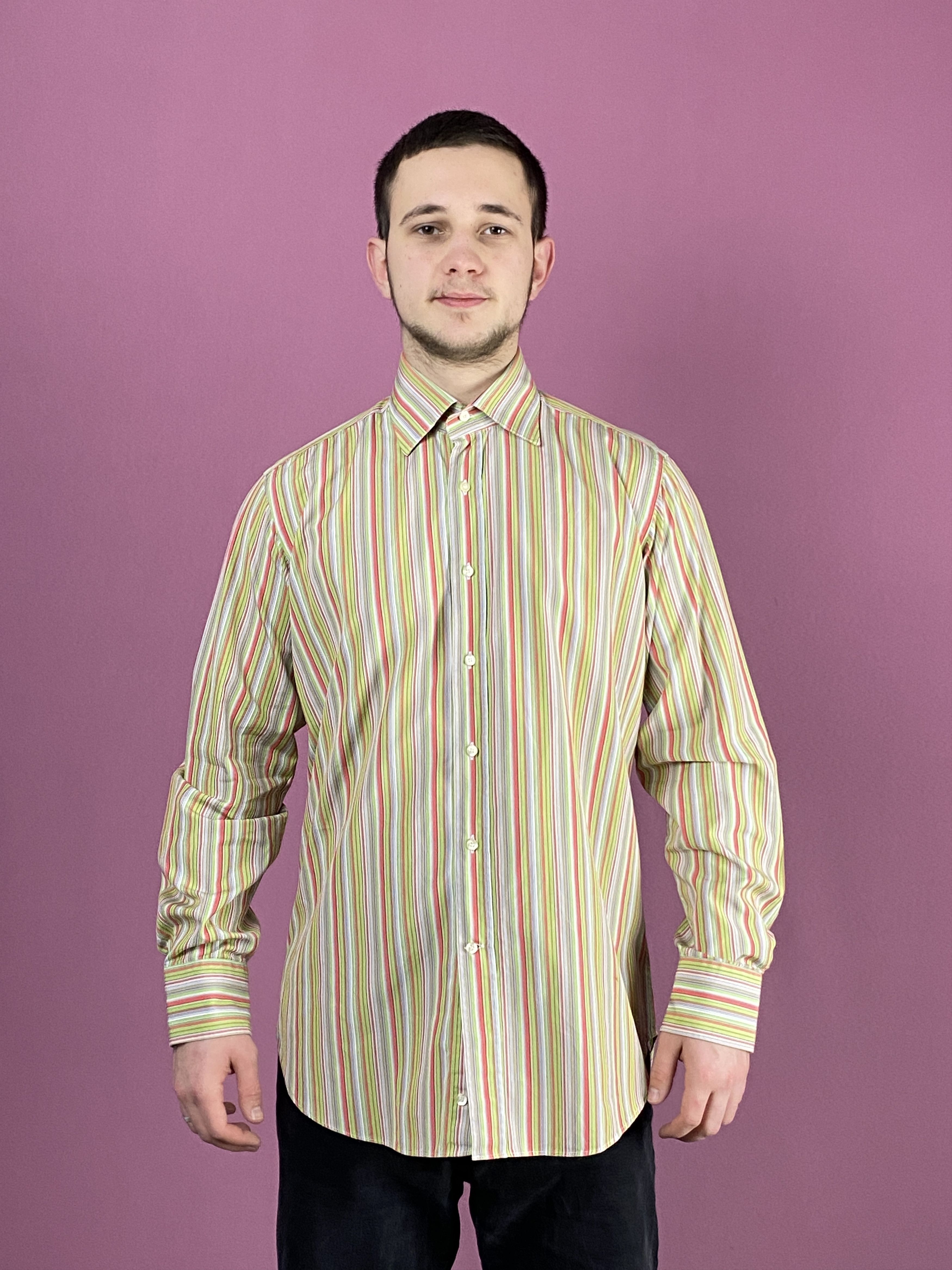 Etro Etro Vintage Men's Spriped Shirt - M Size US M / EU 48-50 / 2 - 1 Thumbnail