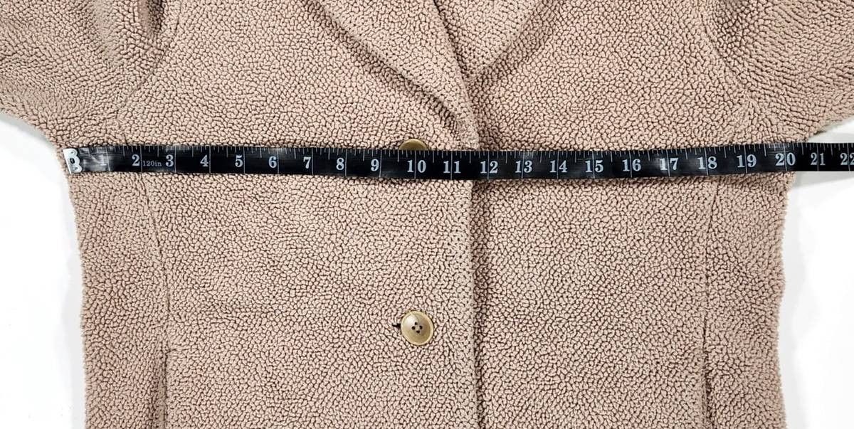 Uniqlo Uniqlo Teddy Fleece Shawl Collar Coat Womens Large Sherpa Sz Size L / US 10 / IT 46 - 5 Thumbnail