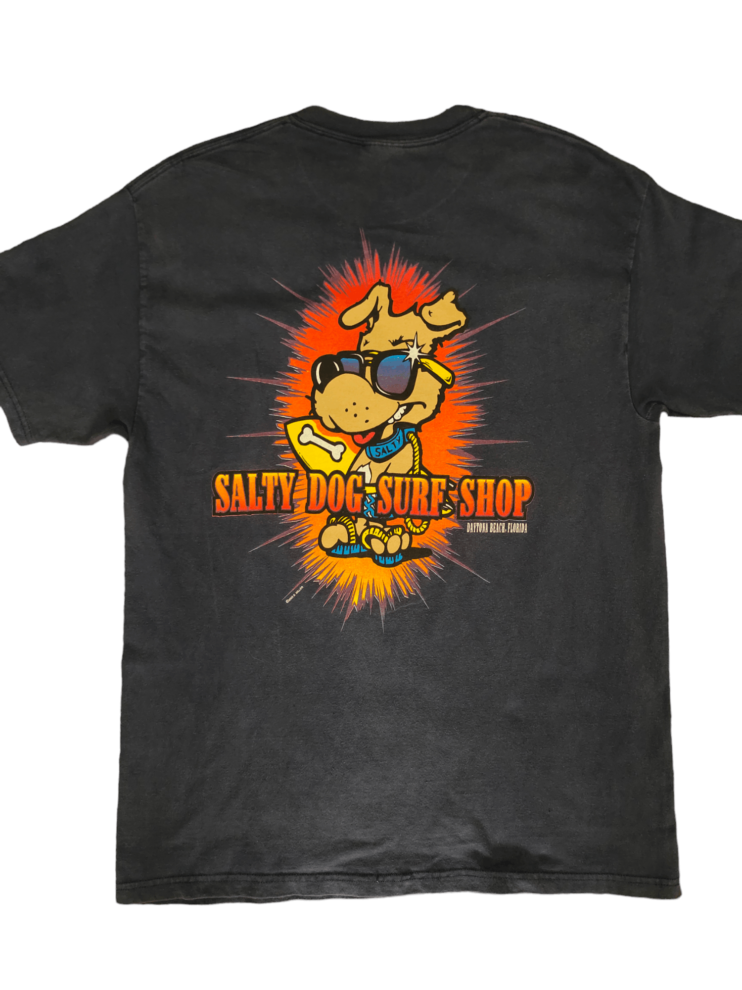 Sun Surf Vintage 00's Salty Dog Surf Shop By B. Miller Artwork Tee Size US L / EU 52-54 / 3 - 1 Thumbnail