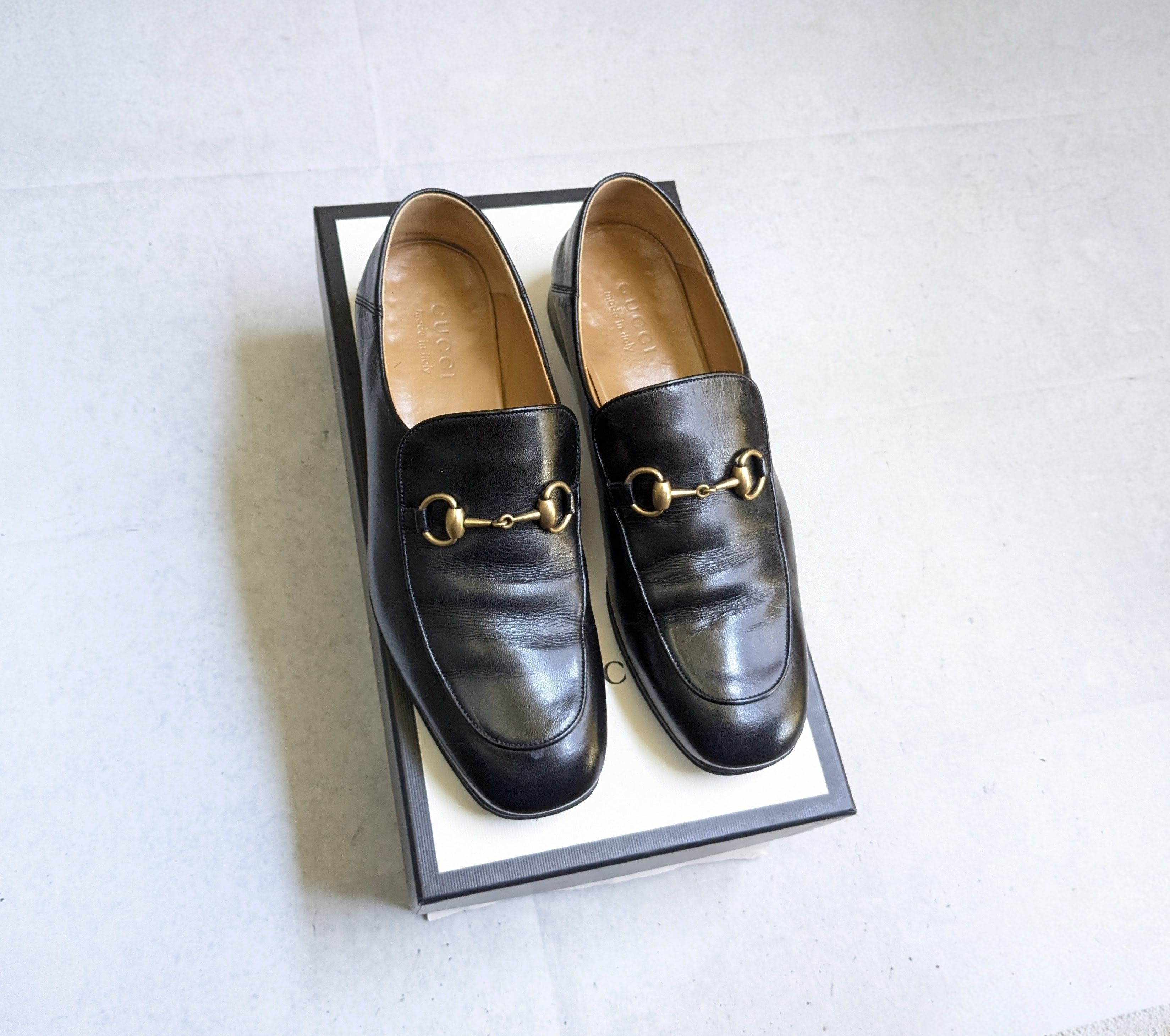 Gucci Gucci Horsebit Loafers Black 9.5 Low Tops Snaffle Size US 9.5 / EU 42-43 - 1 Thumbnail