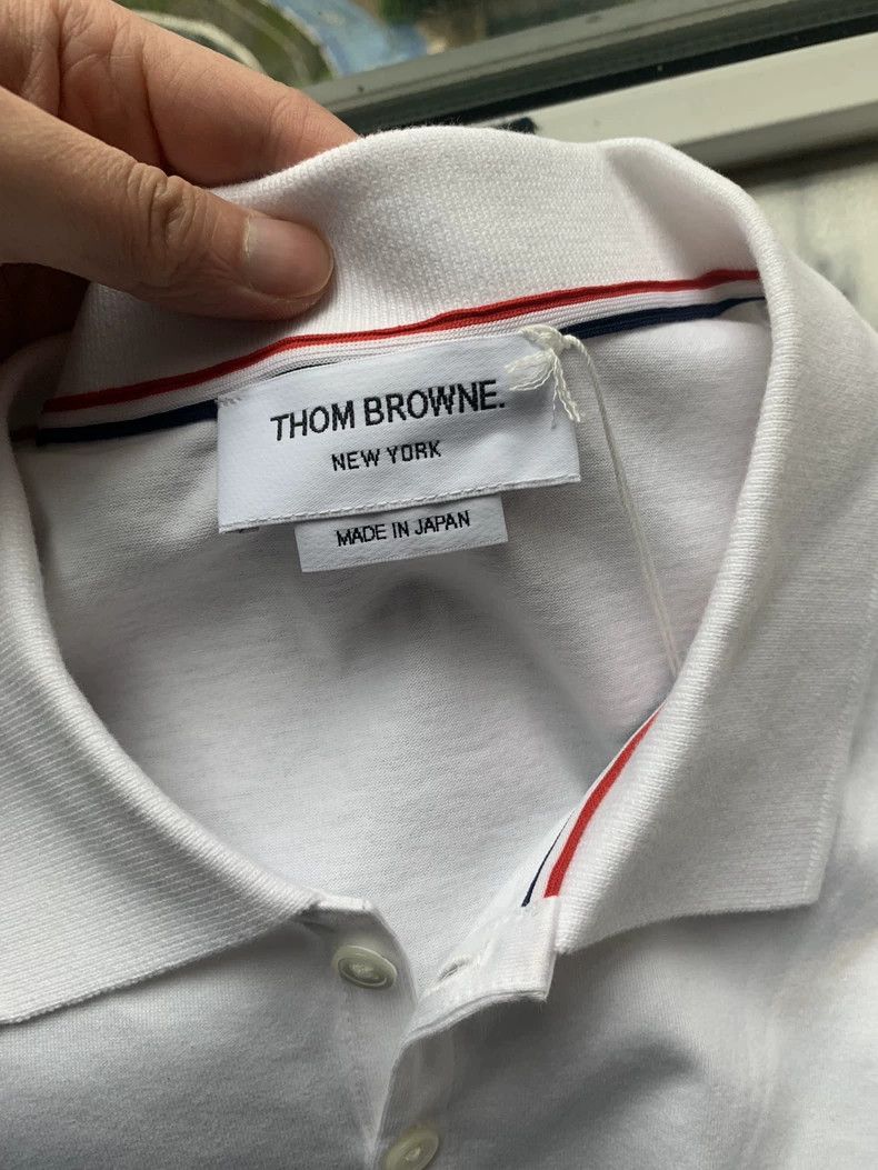 Thom Browne Thom browne Button polo shirt 2504-Nextarrow Size US M / EU 48-50 / 2 - 1 Thumbnail