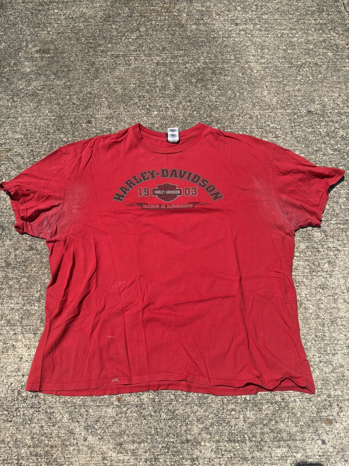 Vintage Harley “Ride a Legend” Tee Size US XXL / EU 58 / 5 - 1 Thumbnail