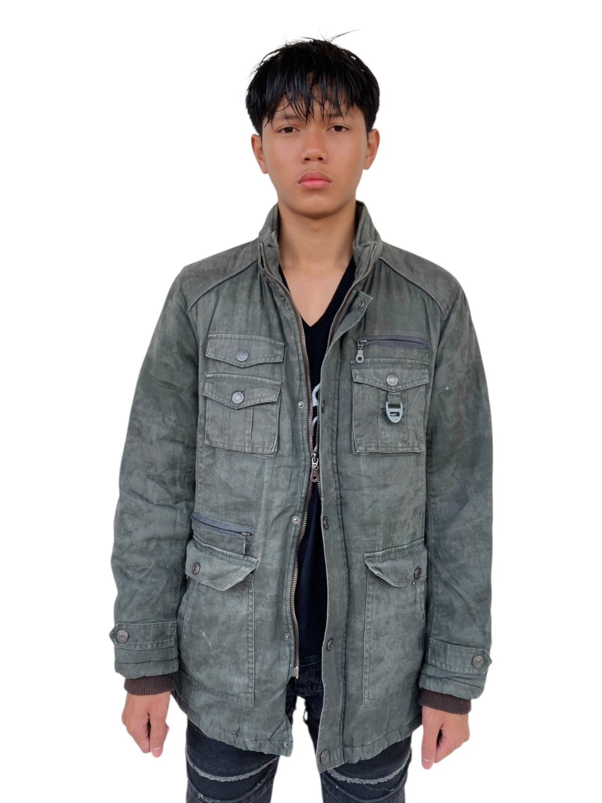 In The Attic 2000s In The Attic - Multipocket Cargo Jacket Size US M / EU 48-50 / 2 - 3 Thumbnail
