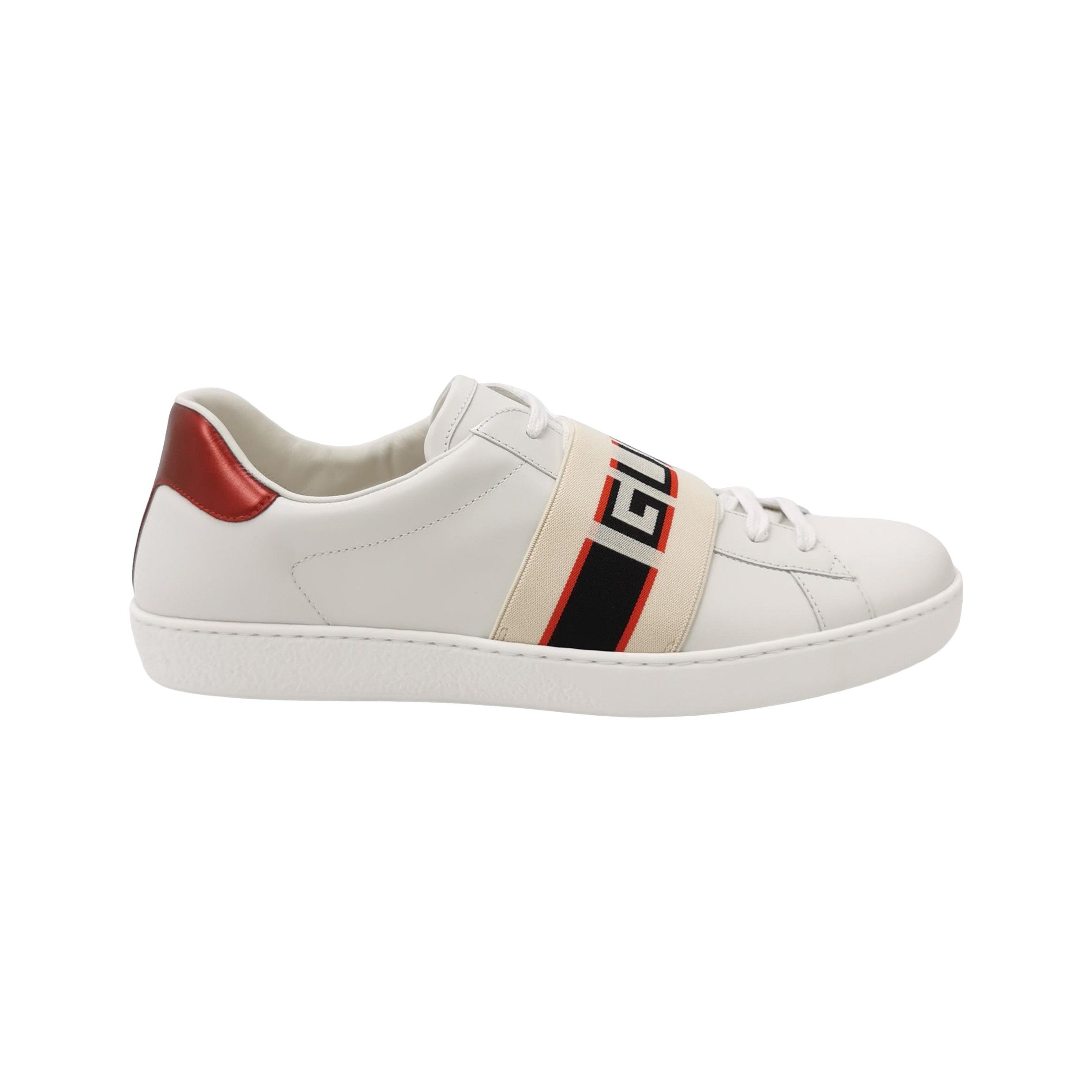 Gucci Gucci Ace Logo Strap Sneakers 44 Size US 11 / EU 44 - 1 Thumbnail