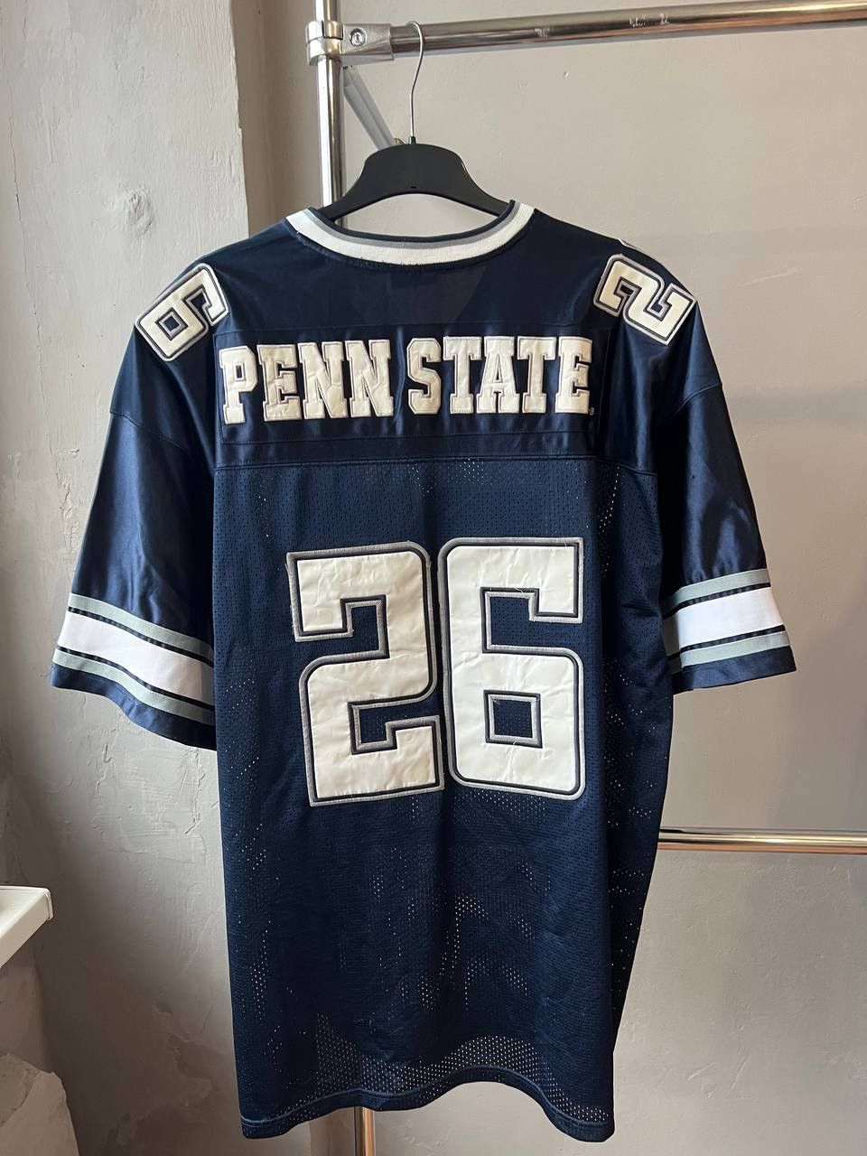 Vintage PENN STATE #26 COLOSSEUM NITTANY LIONS COLLEGE JERSEY SHIRT Size US XXL / EU 58 / 5 - 12 Thumbnail