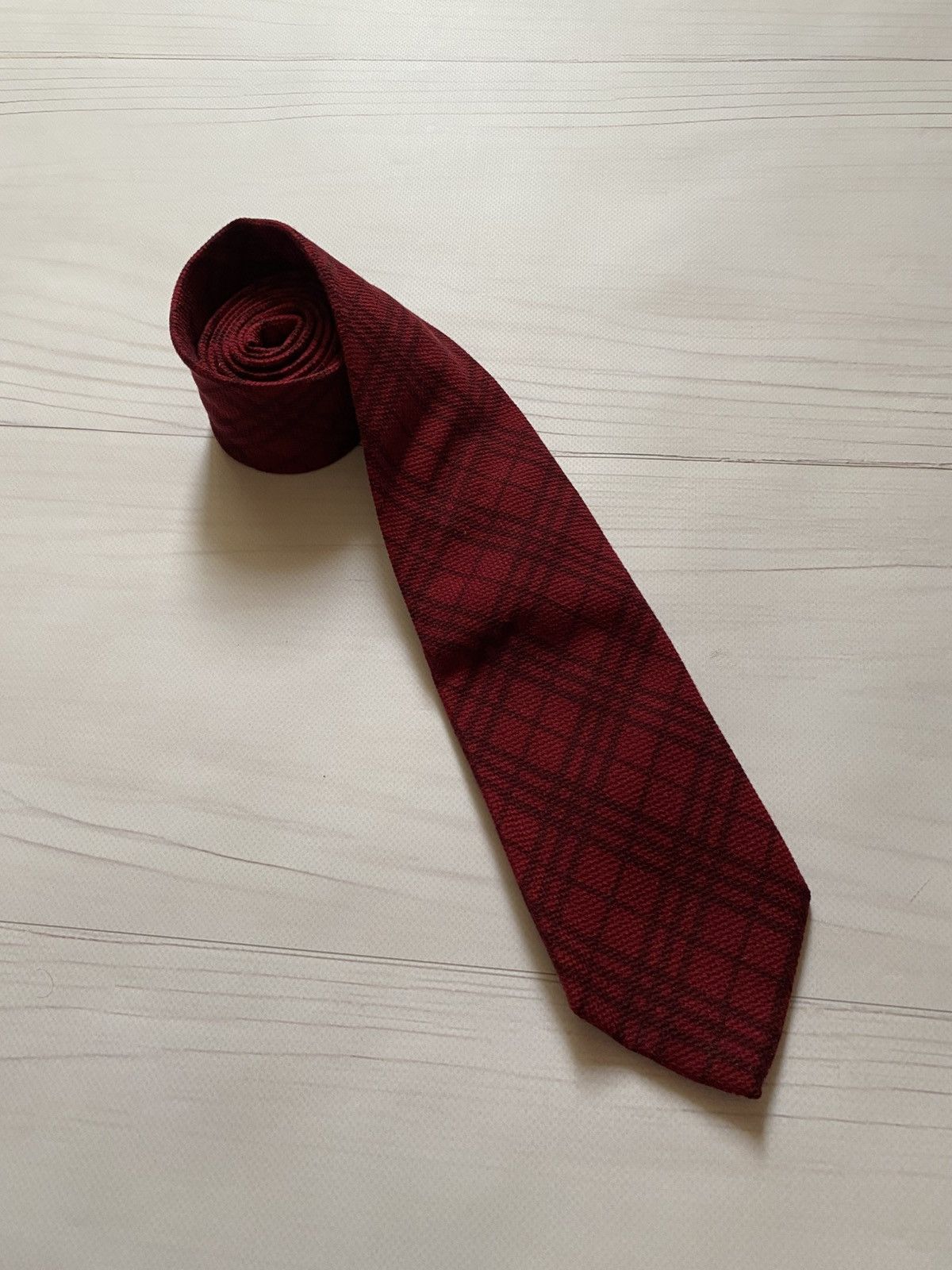 Burberry Vintage Burberry checked cachemire and silk tie Size ONE SIZE - 1 Thumbnail