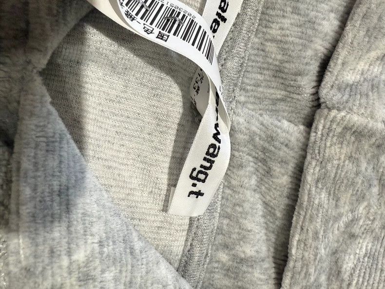 Alexander Wang Alexander Wang Gray Velvet Hoodie- Size S / US 4 / IT 40 - 4 Thumbnail