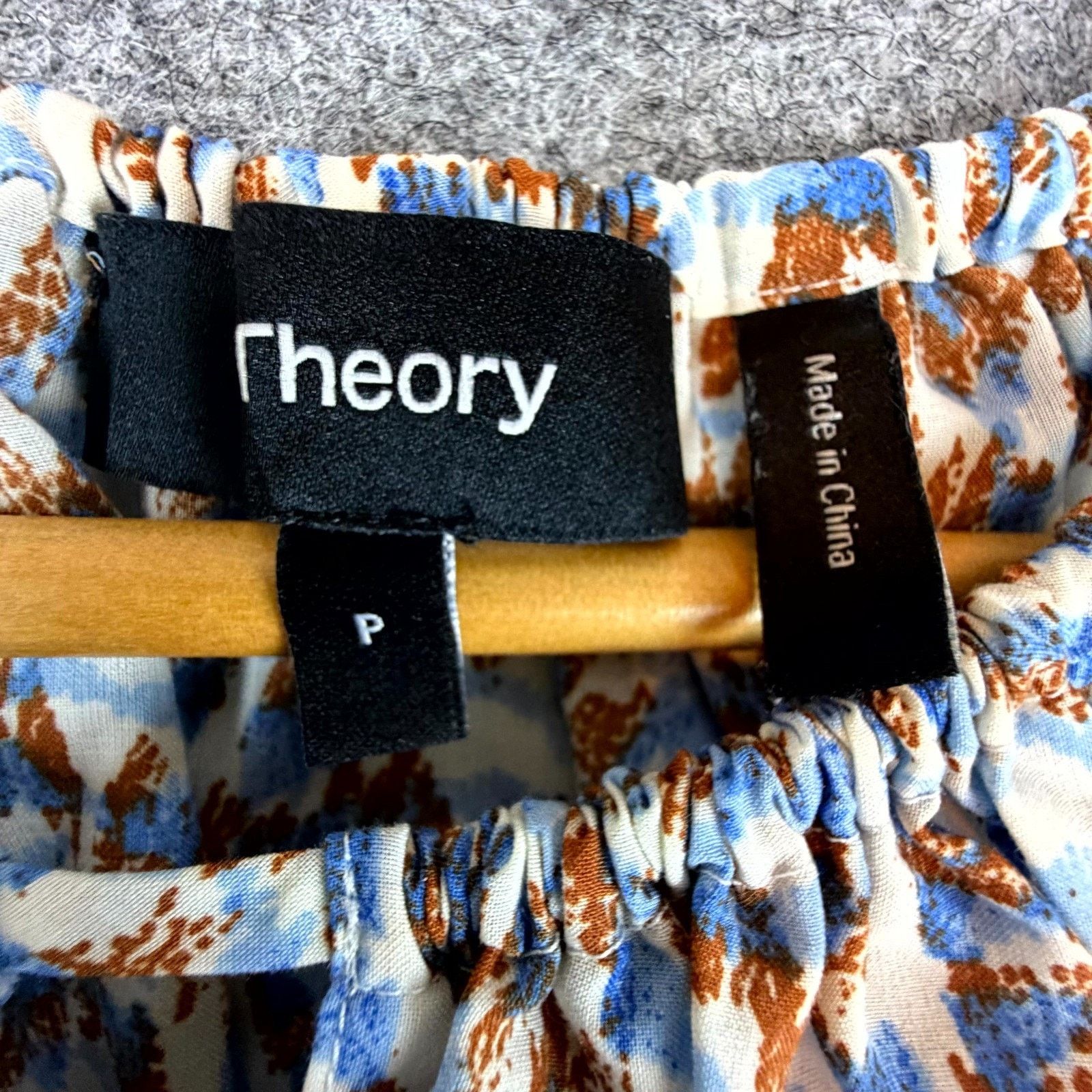 Theory Theory Gathered Camisole Womens XS Chevron Halter Boho Size XS / US 0-2 / IT 36-38 - 6 Thumbnail