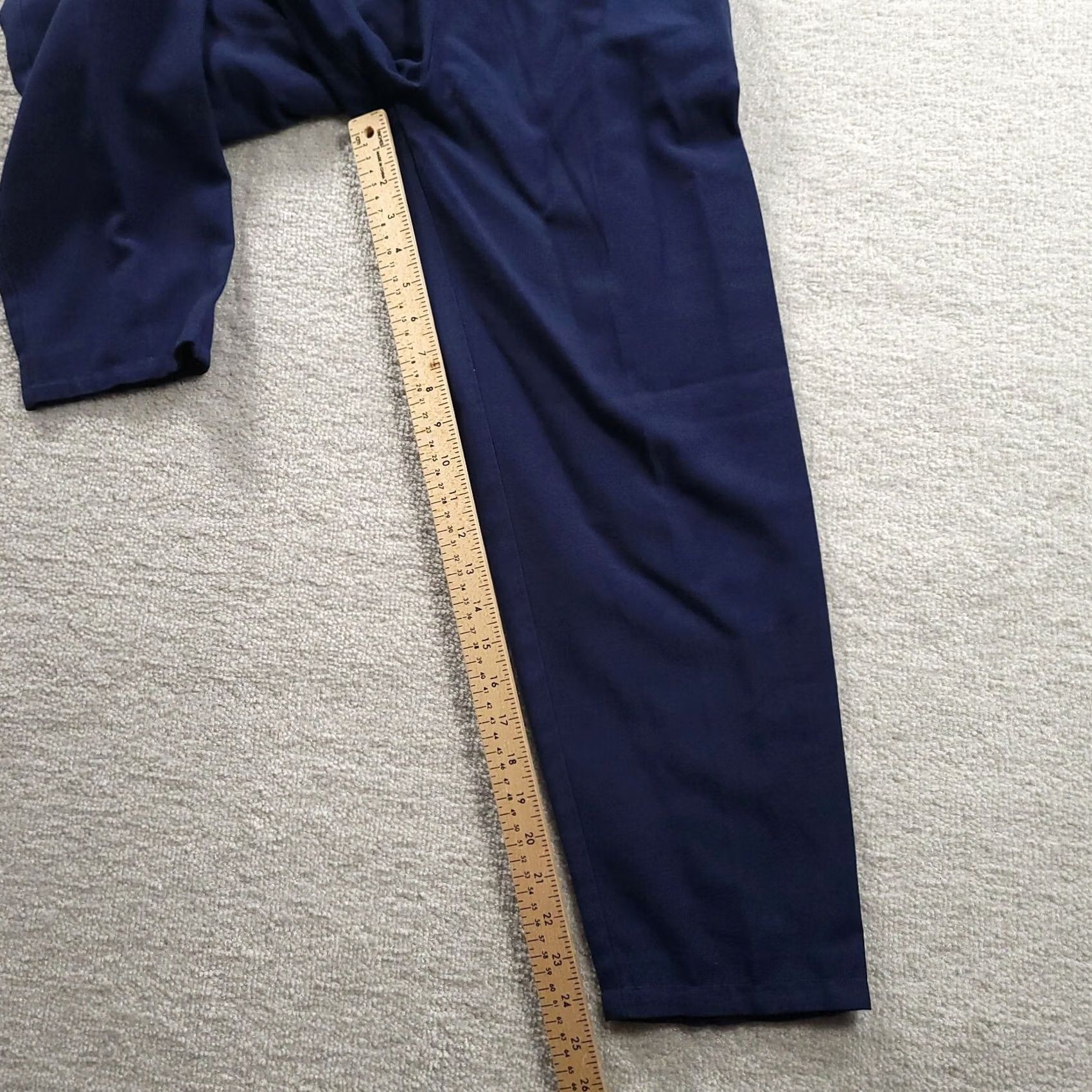Vintage VINTAGE Briggs New York Pants Women's 24x25 Petite Blue Dress Pants Slim Straight 90s Mens? Size 25" / US 0 / IT 36 - 4 Thumbnail