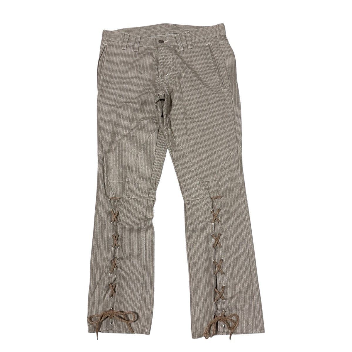 Tornado Mart RARE Tornado Mart Laceup Boots cut Pants Size US 30 / EU 46 - 1 Thumbnail