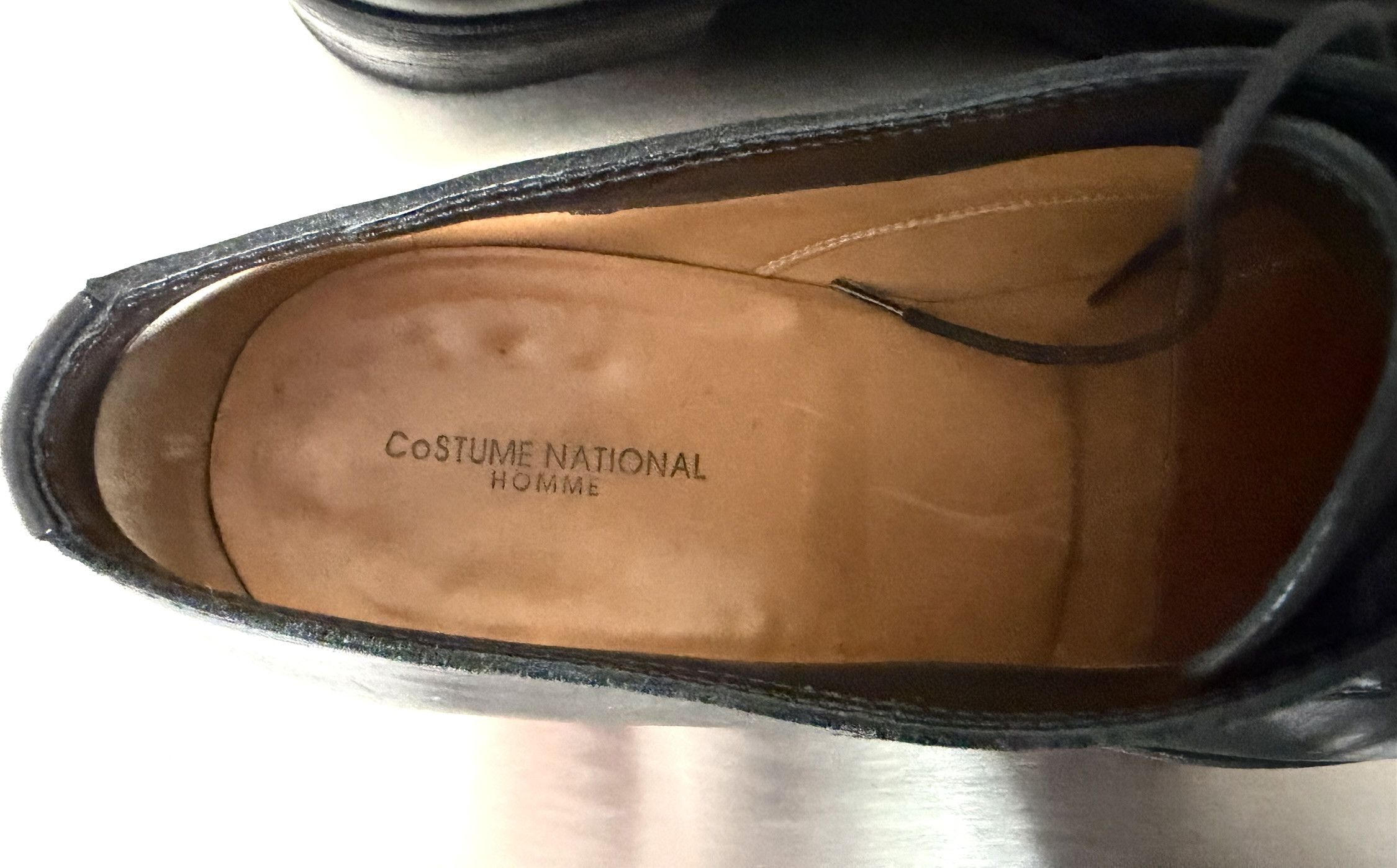 Costume National Costume National Homme Black Leather Derby EU44 Size US 11 / EU 44 - 9 Thumbnail