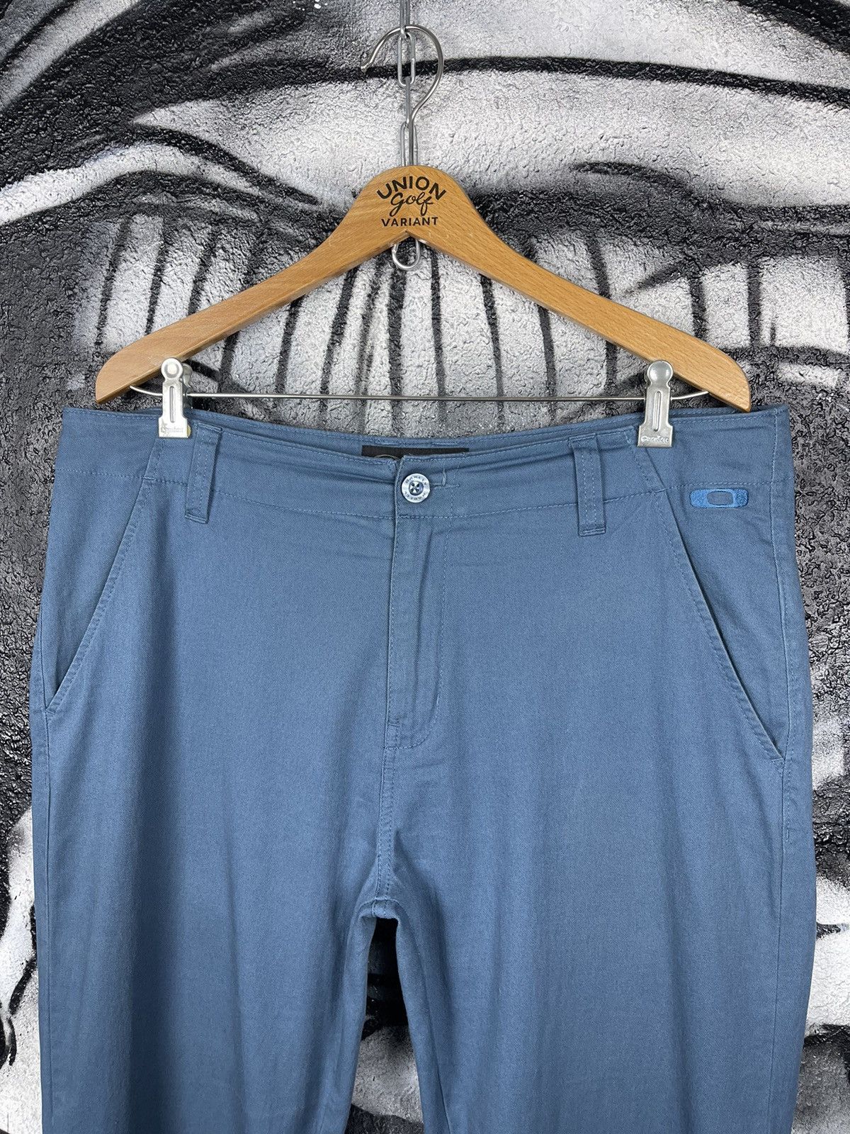 Oakley Oakley Regular Fit Blue Chino Trousers Pants Size W36 L32 Size US 36 / EU 52 - 10 Thumbnail