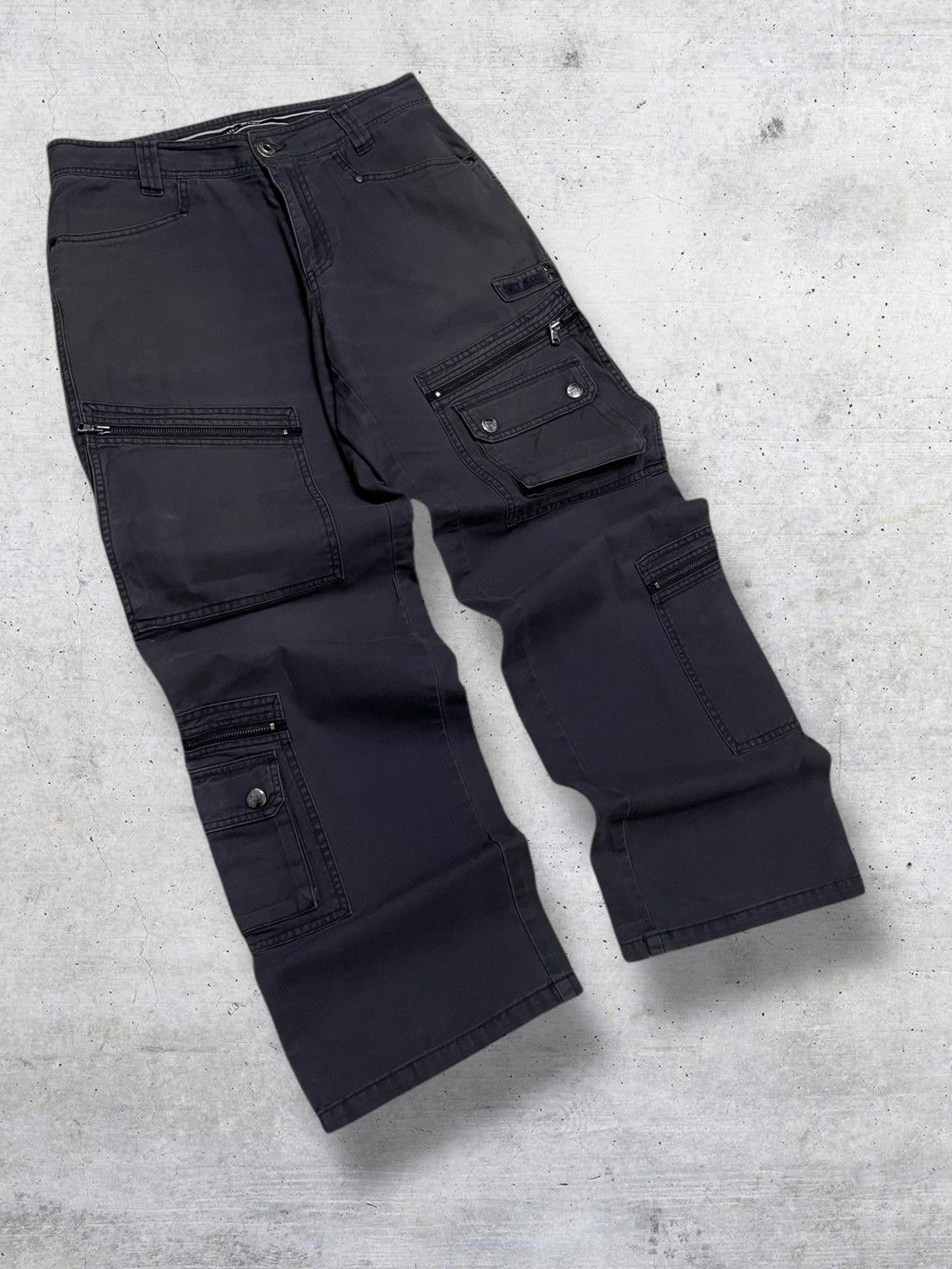 Japanese Brand VINTAGE SMEX 1990S JAPAN DESIGNER CARGO COMBAT FADED PANT Size US 32 / EU 48 - 2 Thumbnail