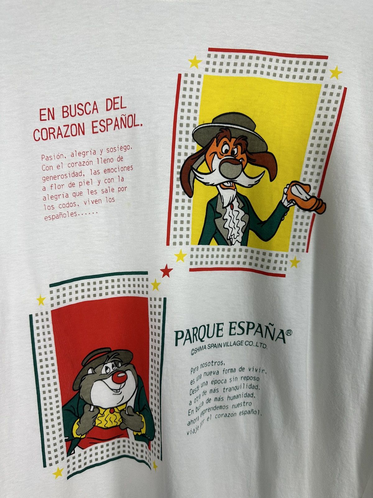 Vintage Vintage 80s Spain Village Single Stitch Tshirt A382 Size US M / EU 48-50 / 2 - 2 Thumbnail