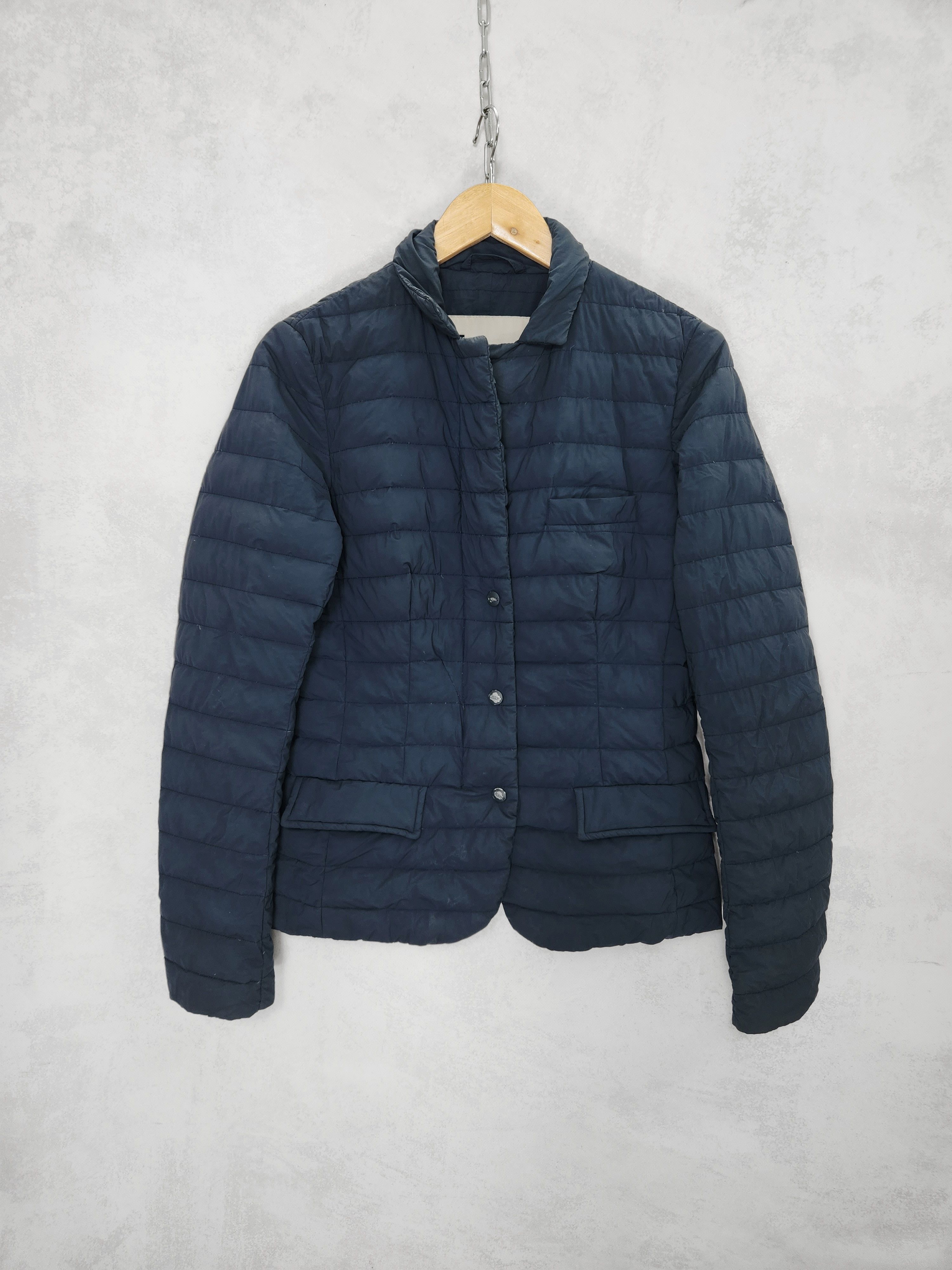 Herno Herno blue light puffir jacket button ups size 44 Size M / US 6-8 / IT 42-44 - 1 Thumbnail
