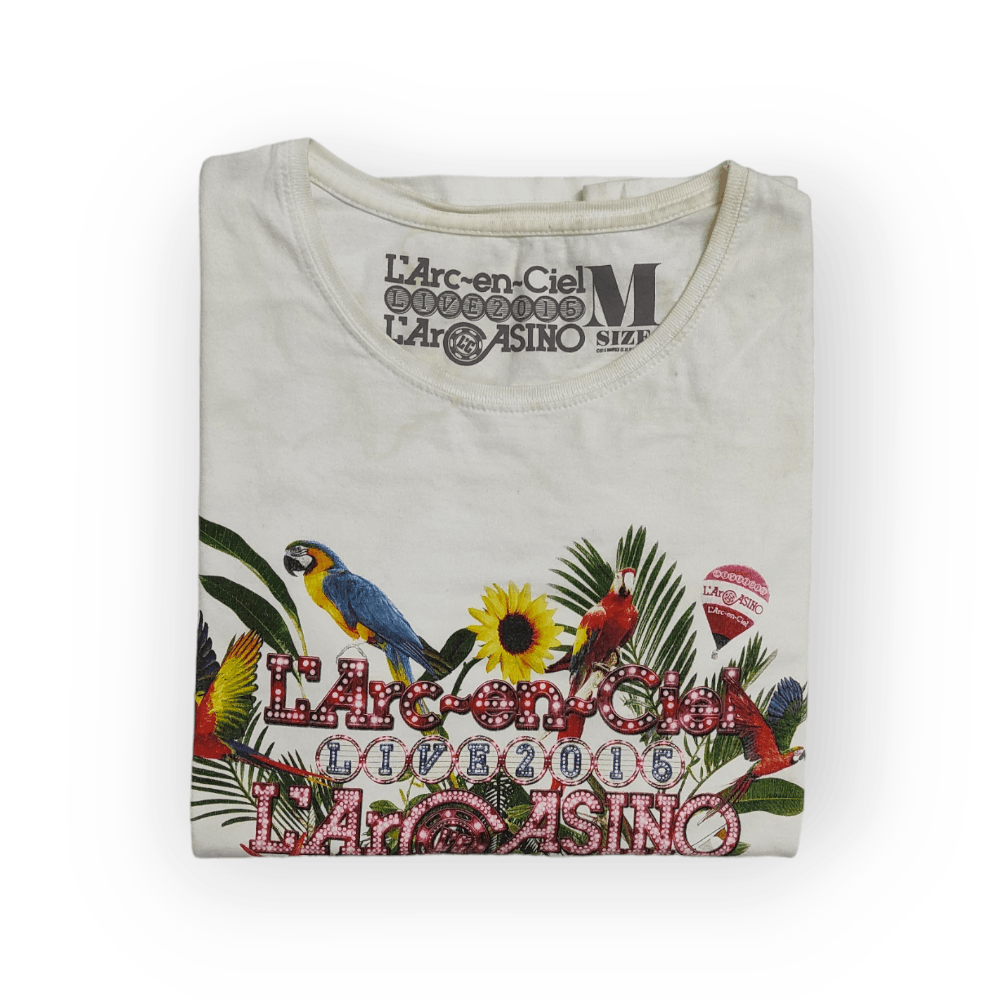 Band Tees LIVE 2015 L Arc en Ciel L 'AR CASINO PROMO TEE Size US S / EU 44-46 / 1 - 13 Thumbnail