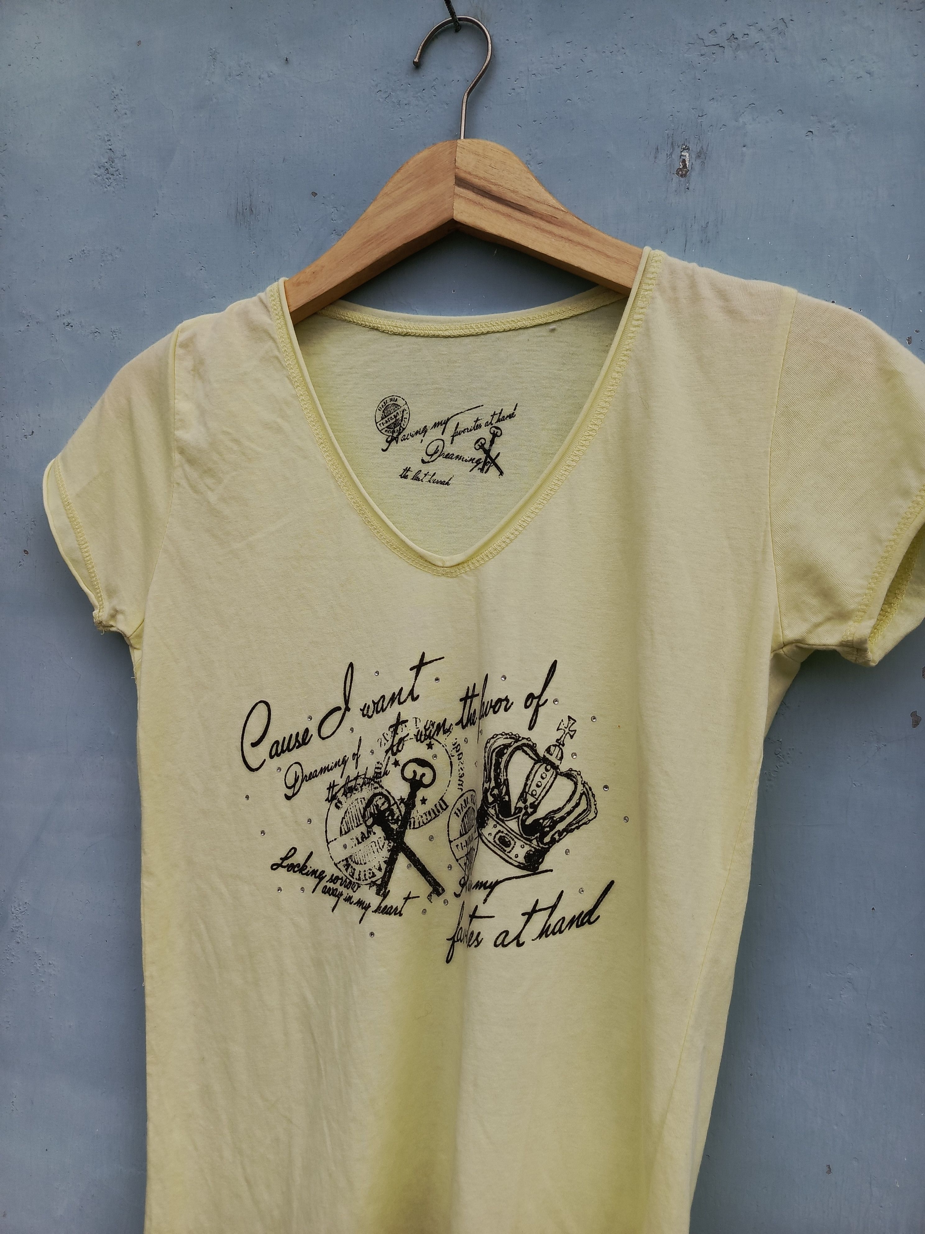 Japanese Brand Art text print t-shirts Size L / US 10 / IT 46 - 7 Thumbnail