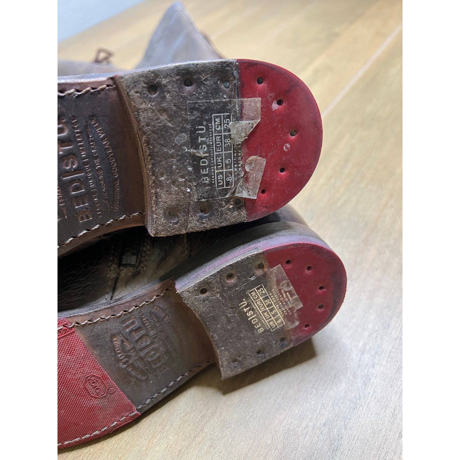 Bed Stu BED STU Brown Lux Women Sz 8 Manchester Distress Leather Size US 8 / IT 38 - 17 Thumbnail