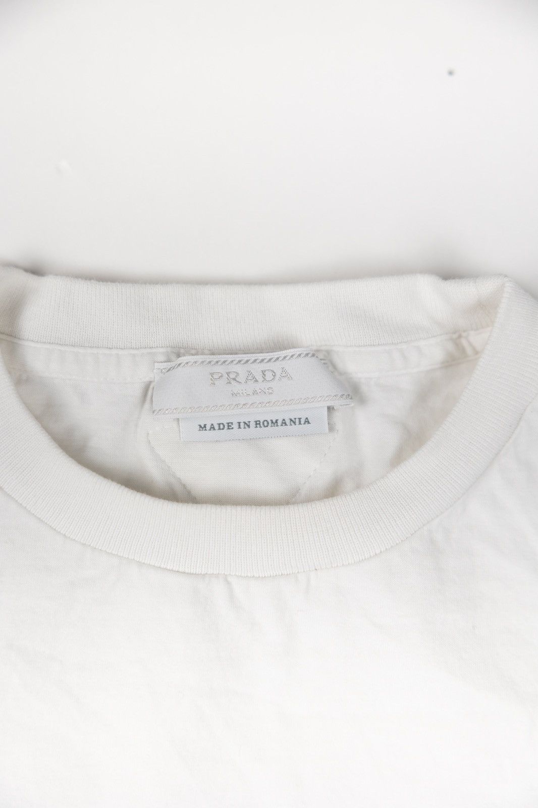 Prada Prada Cotton Long Sleeve Shirt Size US S / EU 44-46 / 1 - 7 Thumbnail