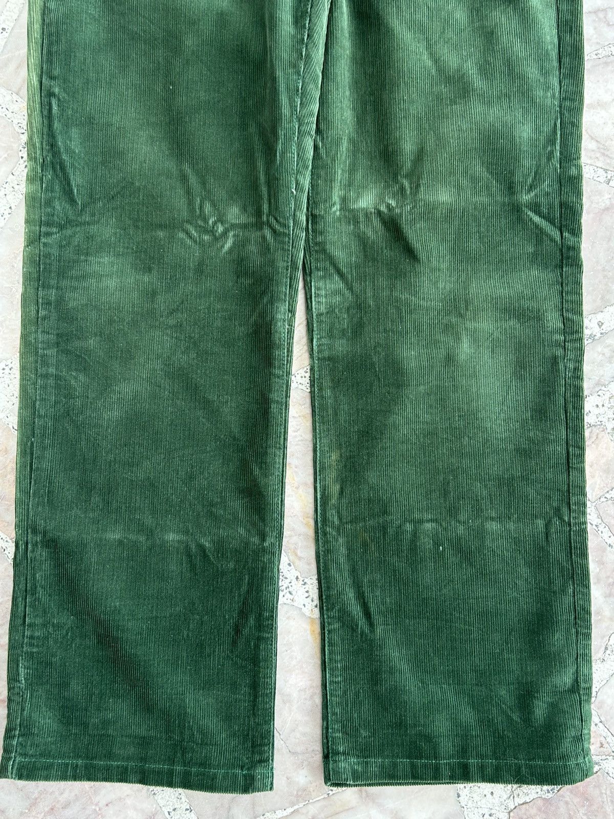 Hiroshi Fujiwara Goodenough Resonate Corduroy Green Casual Trousers Size US 32 / EU 48 - 4 Thumbnail