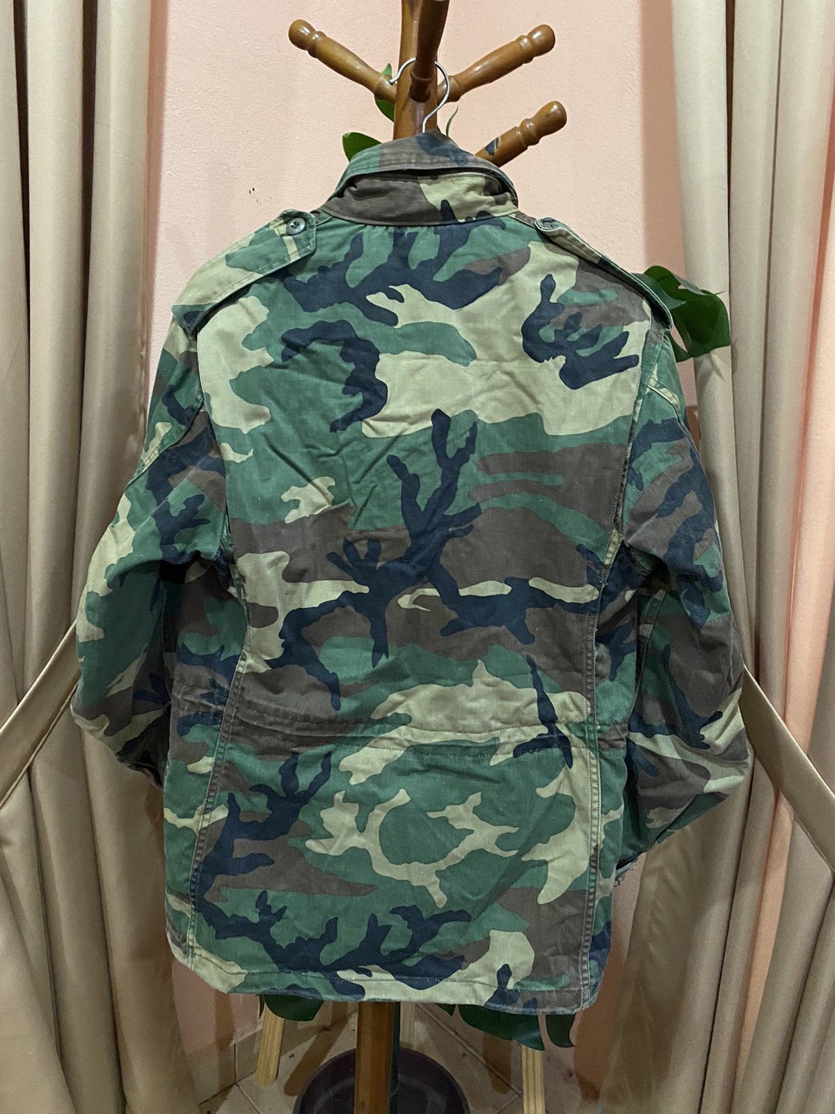 Alpha Industries 1980s-90s ALPHA INDUSTRIES M65 WOODLAND CAMO FIELD JACKET Size US S / EU 44-46 / 1 - 4 Thumbnail