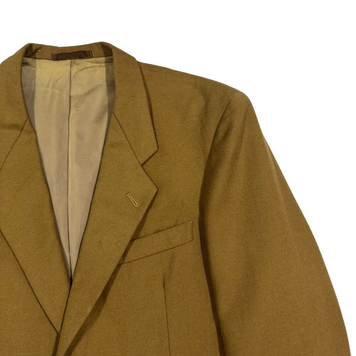 Paul Smith Vtg💥Paul Smith London Mustard Brown Mohair Casual Blazers Size 44R - 8 Thumbnail