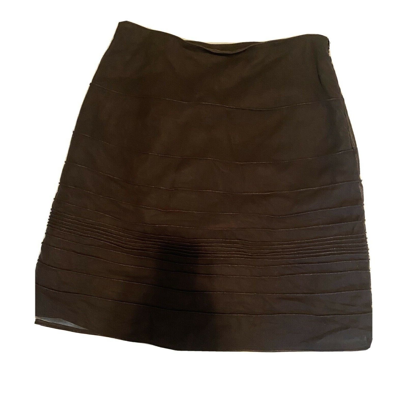 Akris $900 Akris Punto 40 US 8 Skirt Black Tulle Crinoline Striped Size 30" / US 8 / IT 44 - 1 Thumbnail